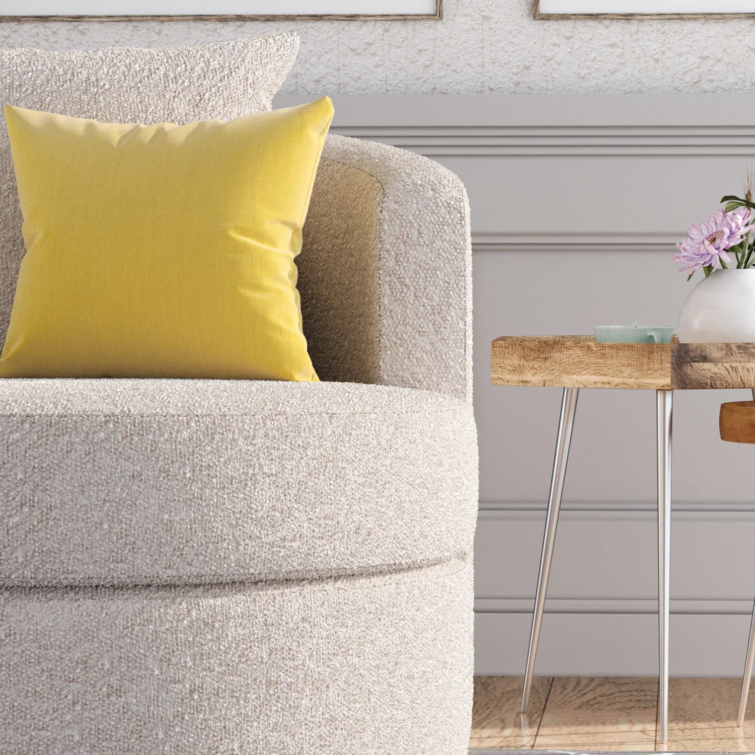 Arcadia Boucle Radius Chair - Image 5
