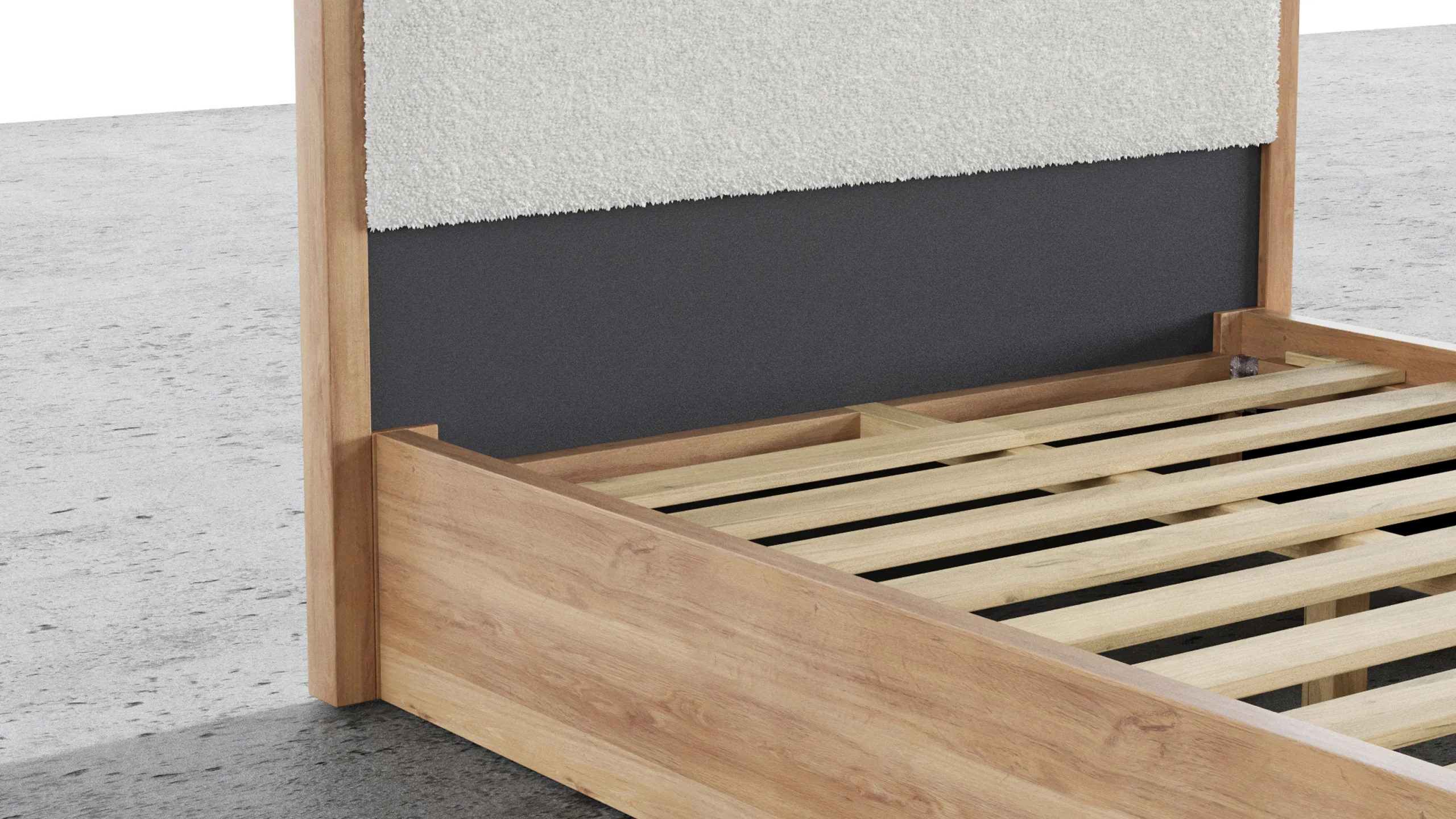 Aspen Bed With Upholstered Back - Image 9