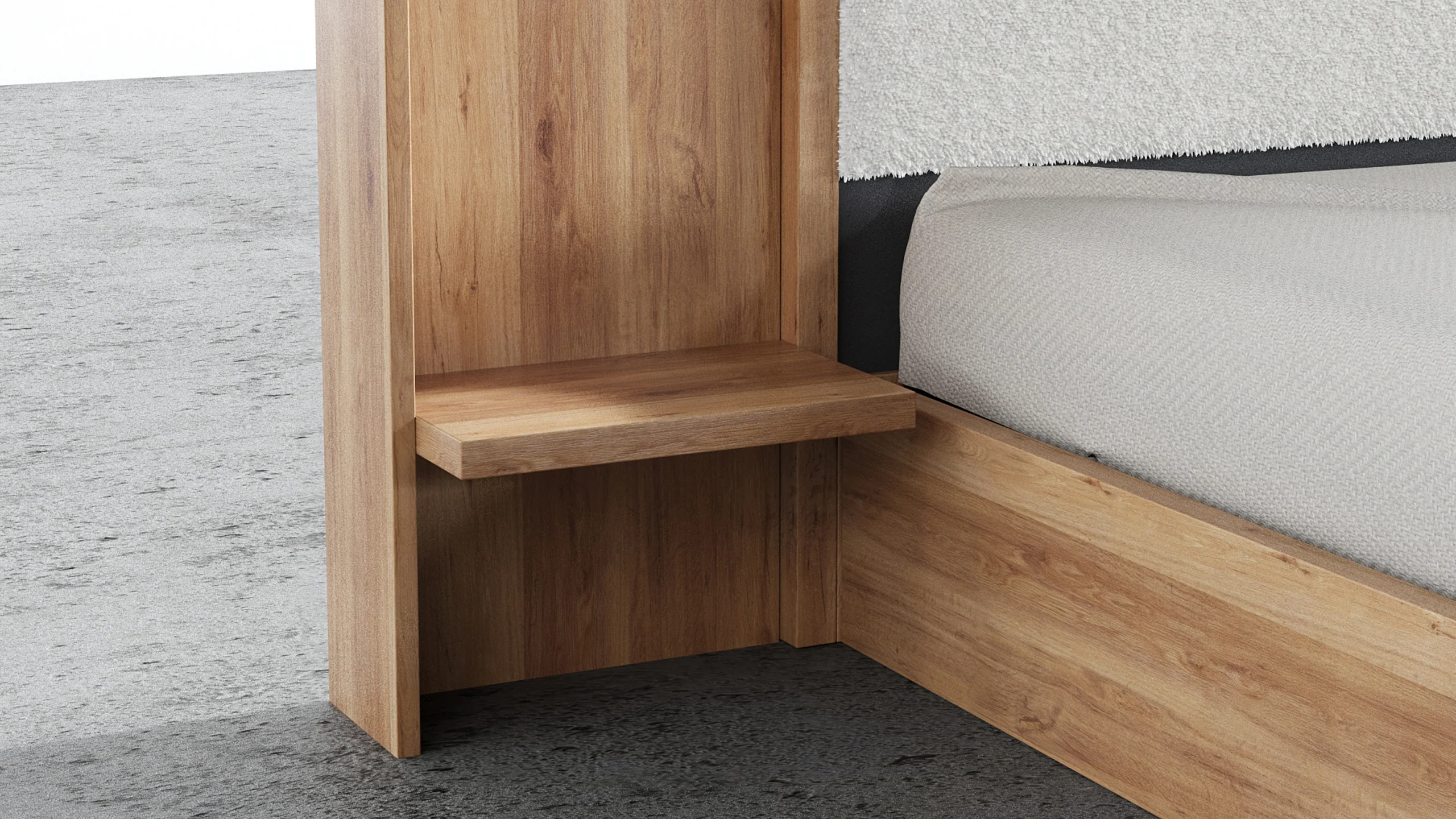 Aspen Bed With Upholstered Back - Image 10