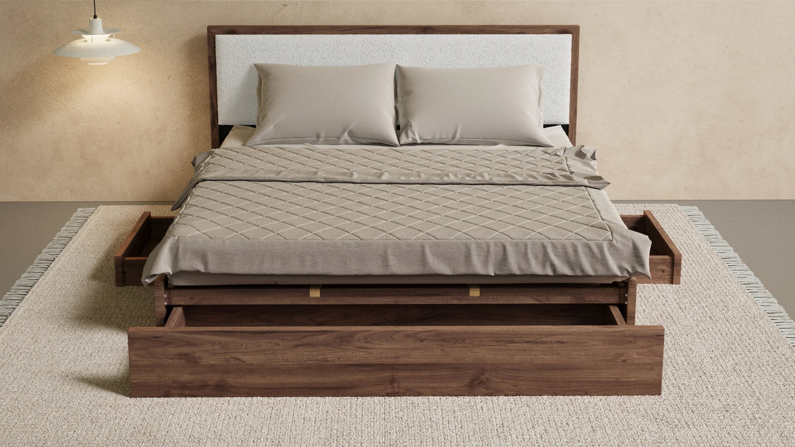 Aspen Bed With Upholstered Back - Image 17