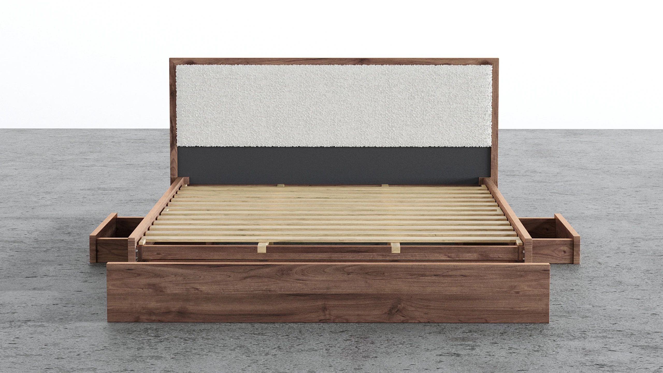 Aspen Bed With Upholstered Back - Image 20