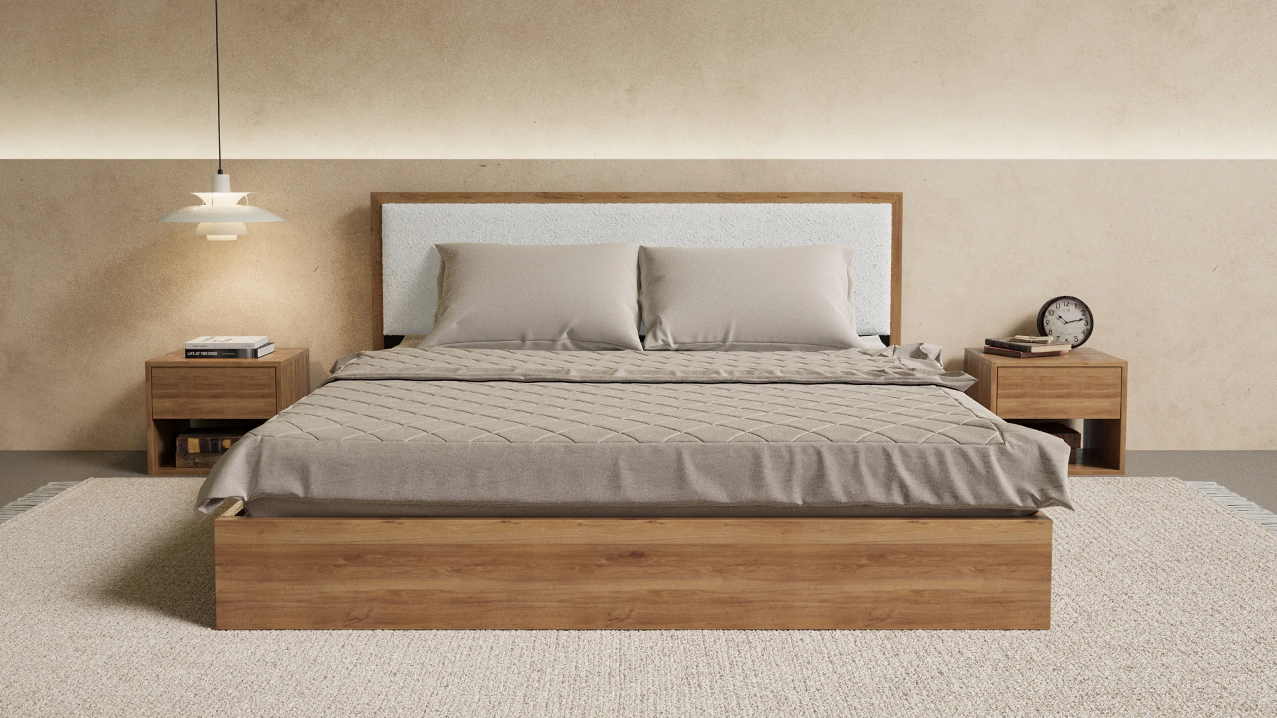 Aspen Bed With Upholstered Back - Image 4