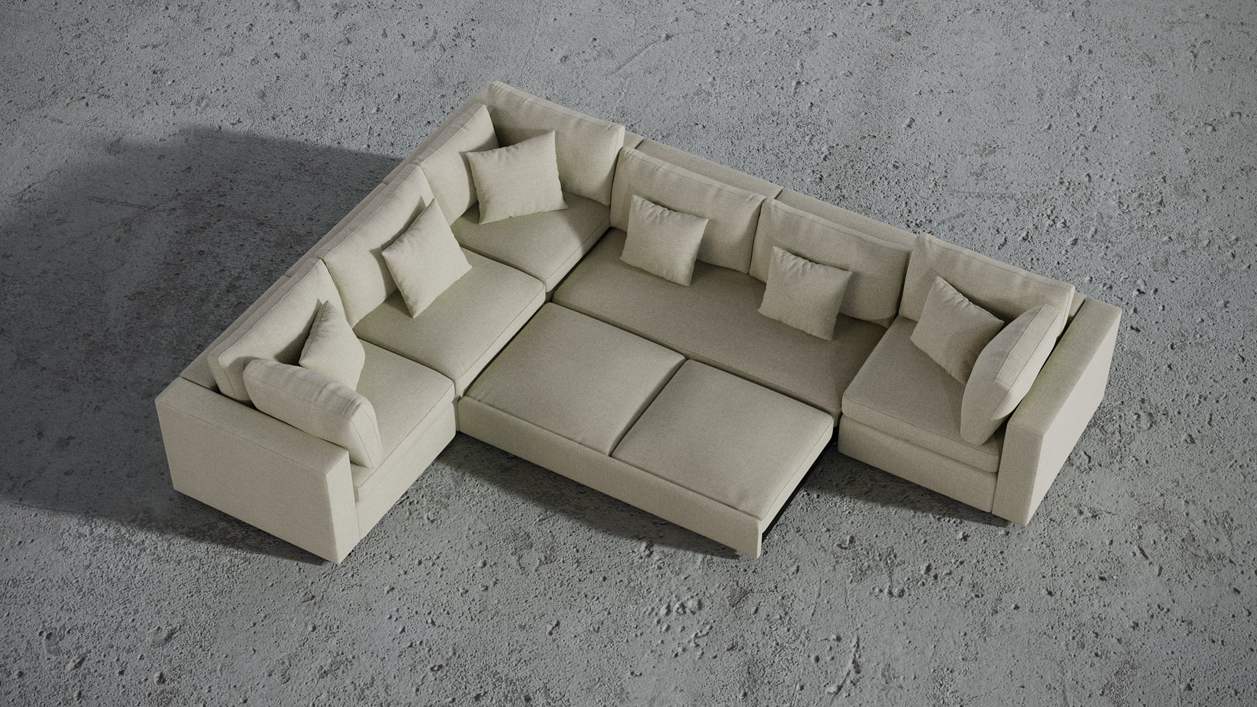 Bennet Corner Sectional 6 Seater - Image 52