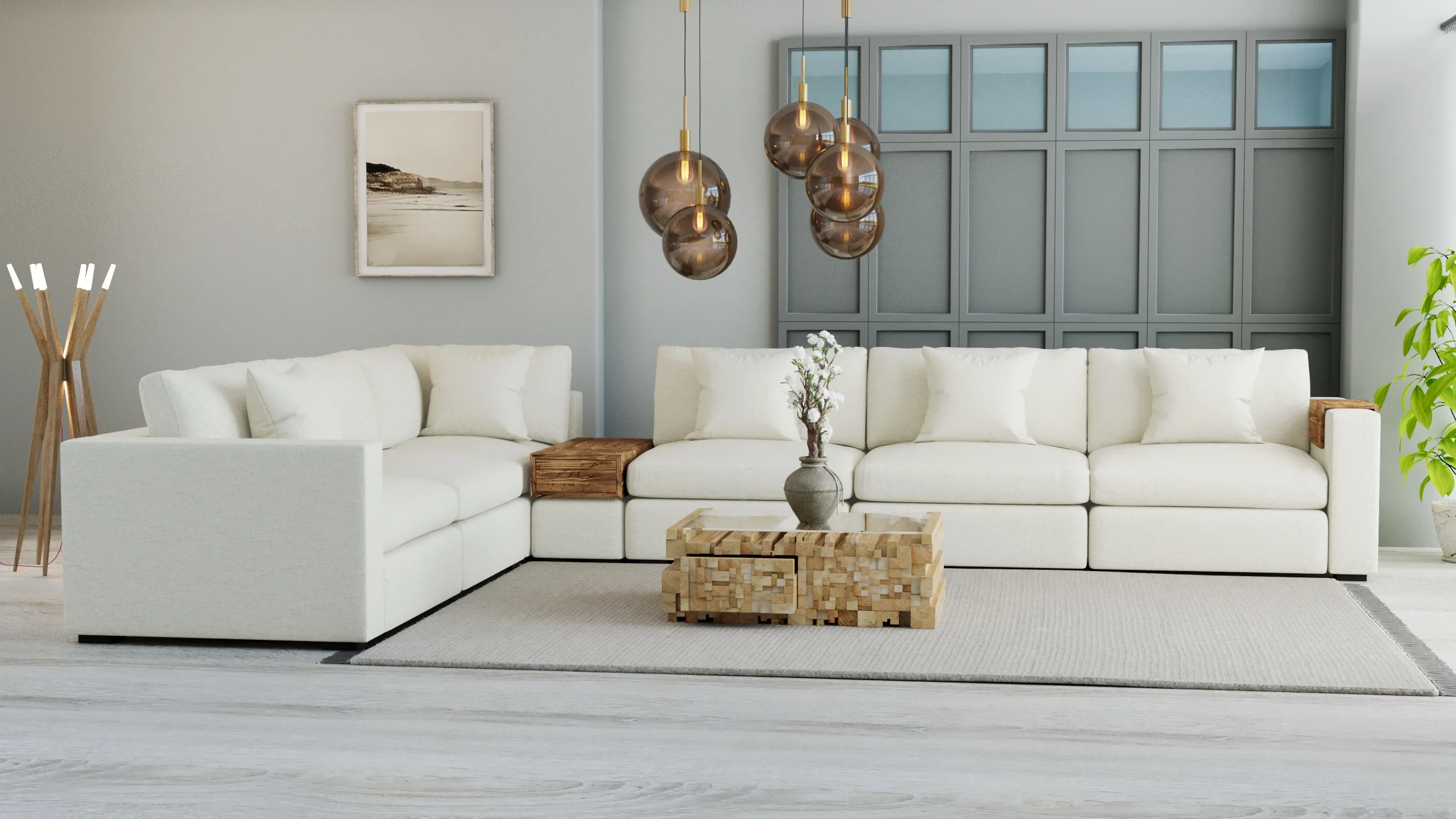 Bennet Corner Sectional 6 Seater - Image 8