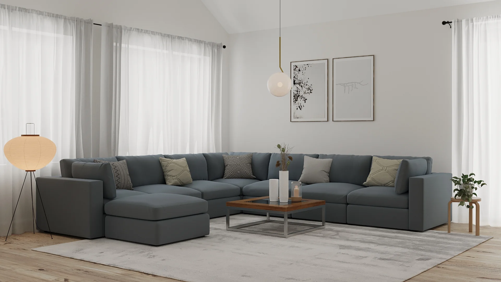 Bennet Corner Sectional 7 Seater - Image 52