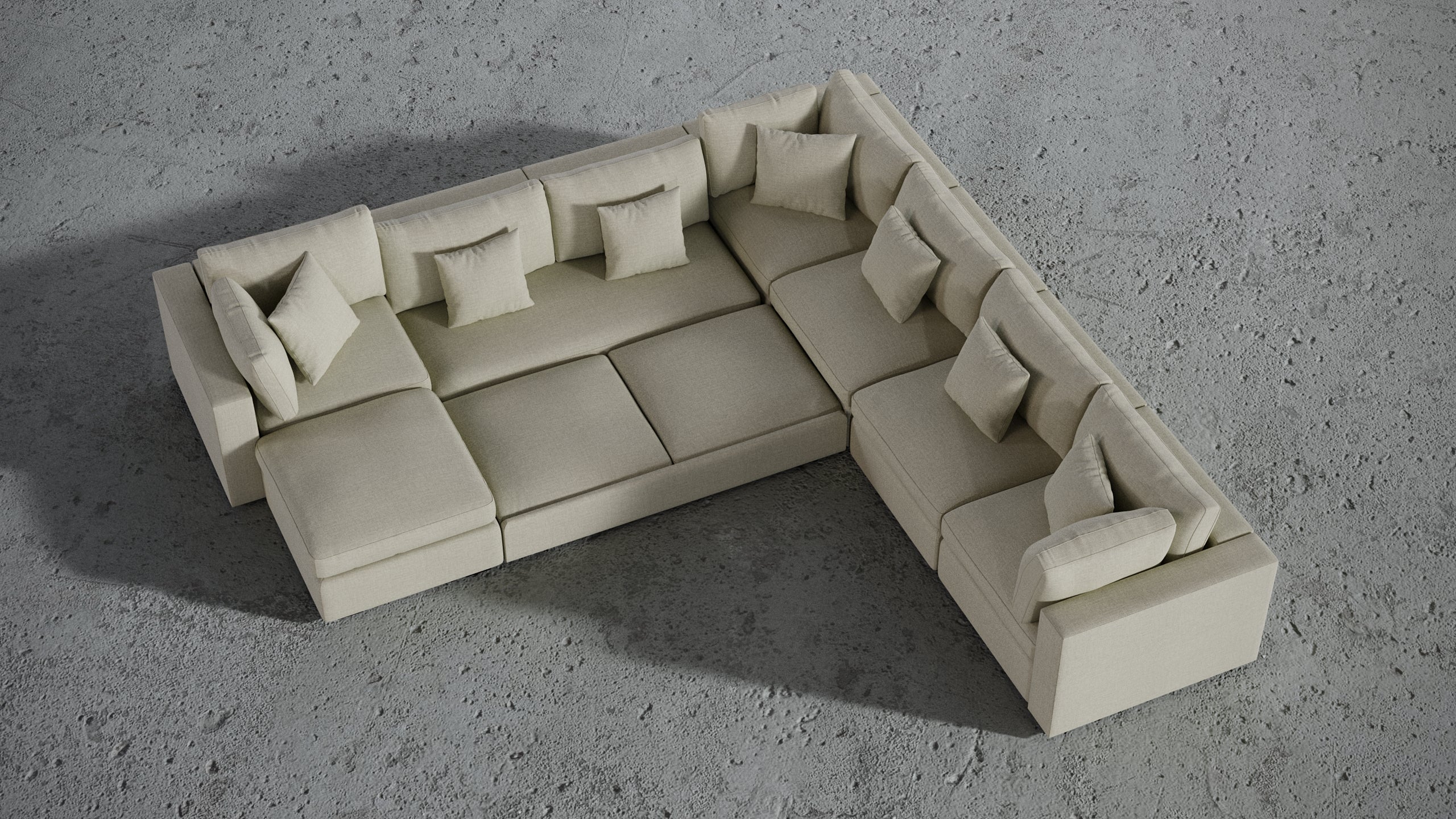 Bennet Corner Sectional 7 Seater - Image 52