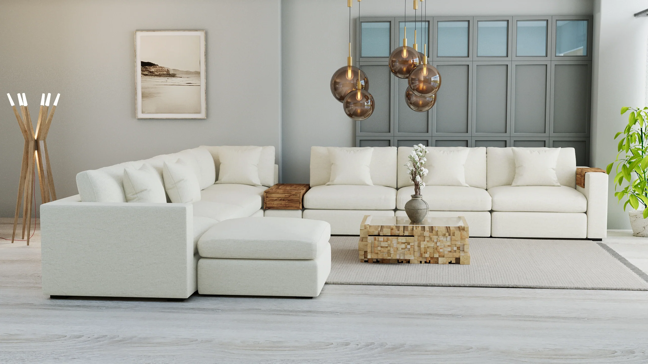 Bennet Corner Sectional 7 Seater - Image 8