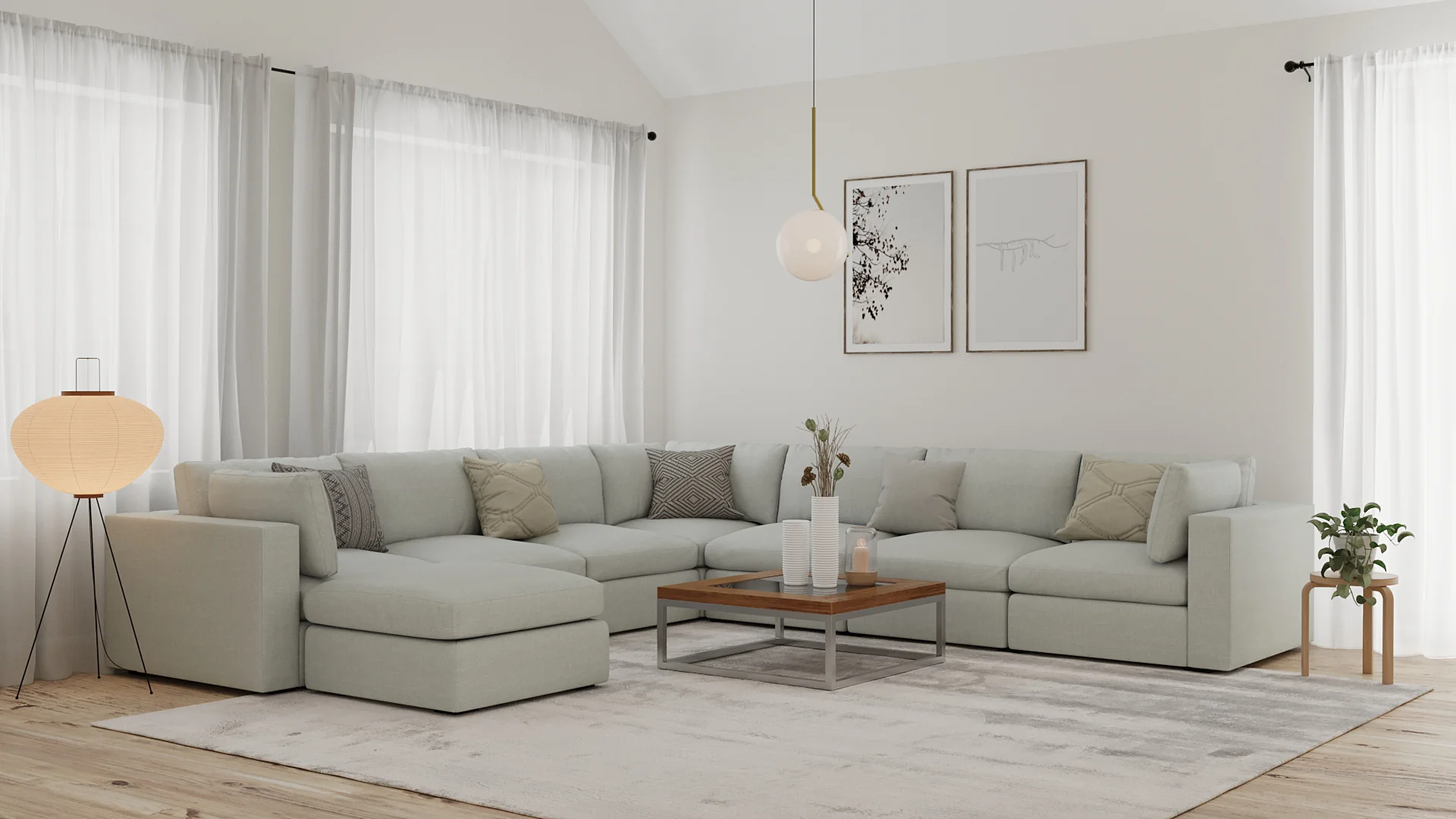 Bennet Corner Sectional 7 Seater - Image 125