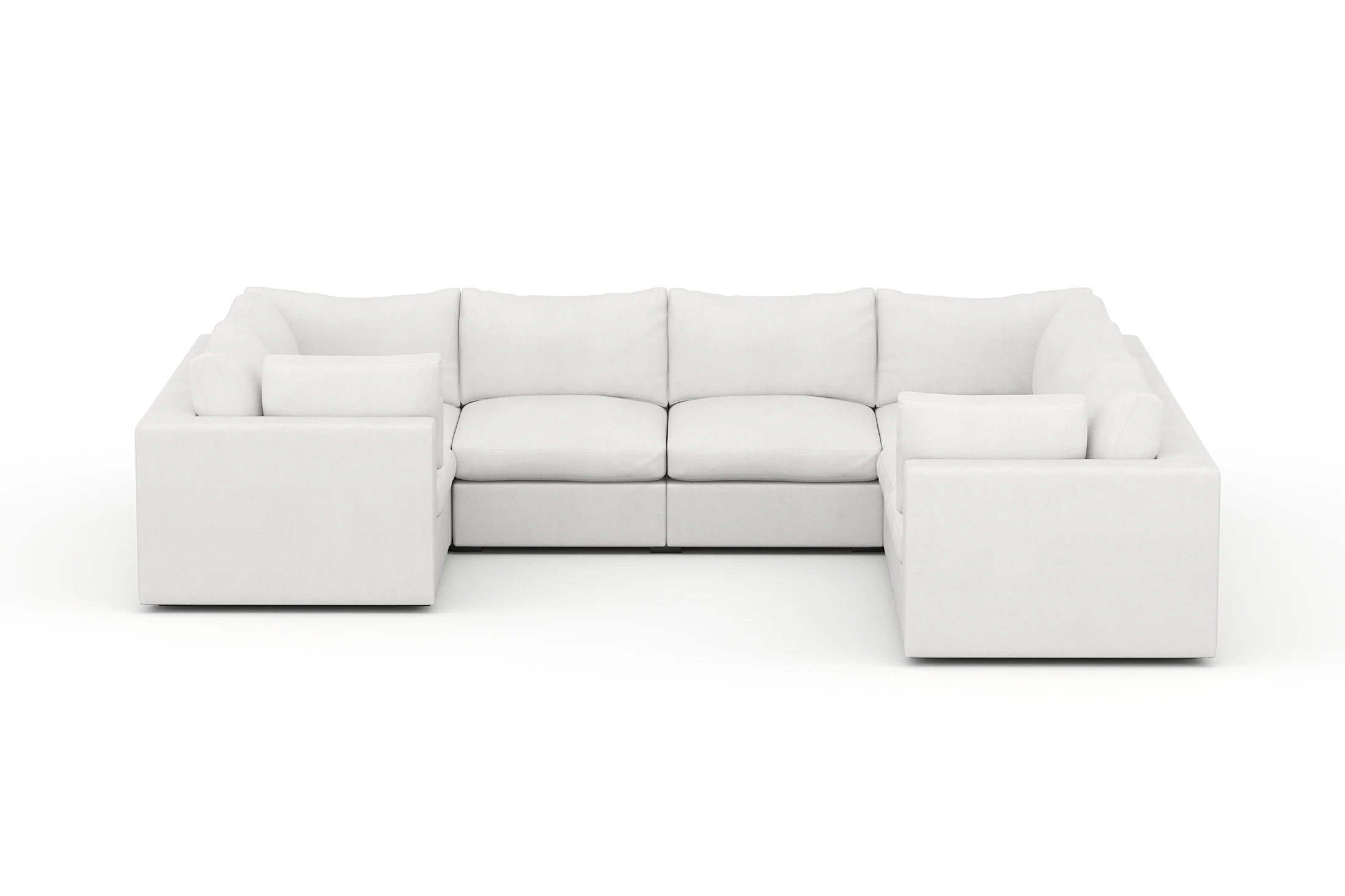 Bennet Pearl Cream 7 Seater U Shape - Image 10