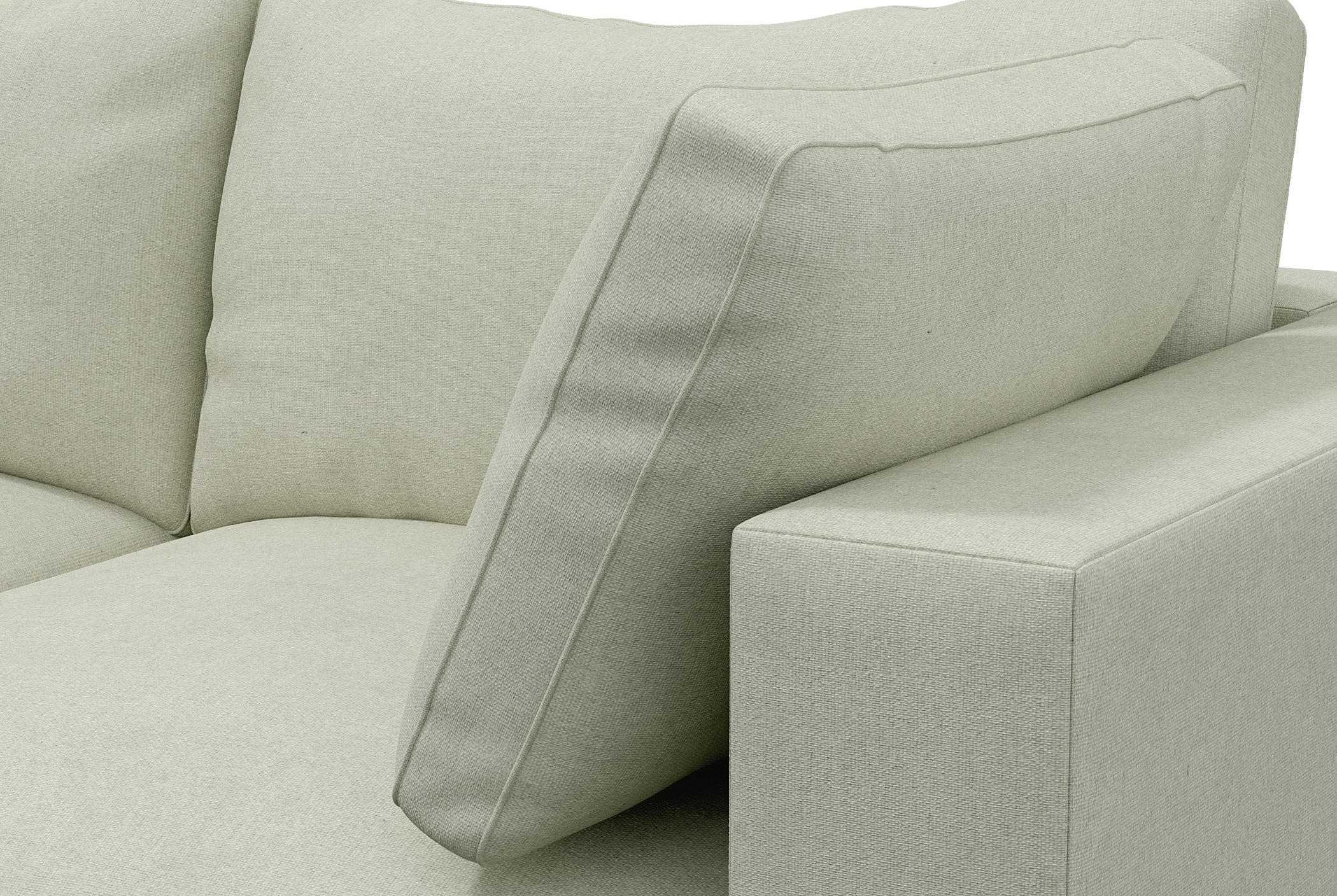 Bennet Pearl Cream 7 Seater U Shape - Image 8
