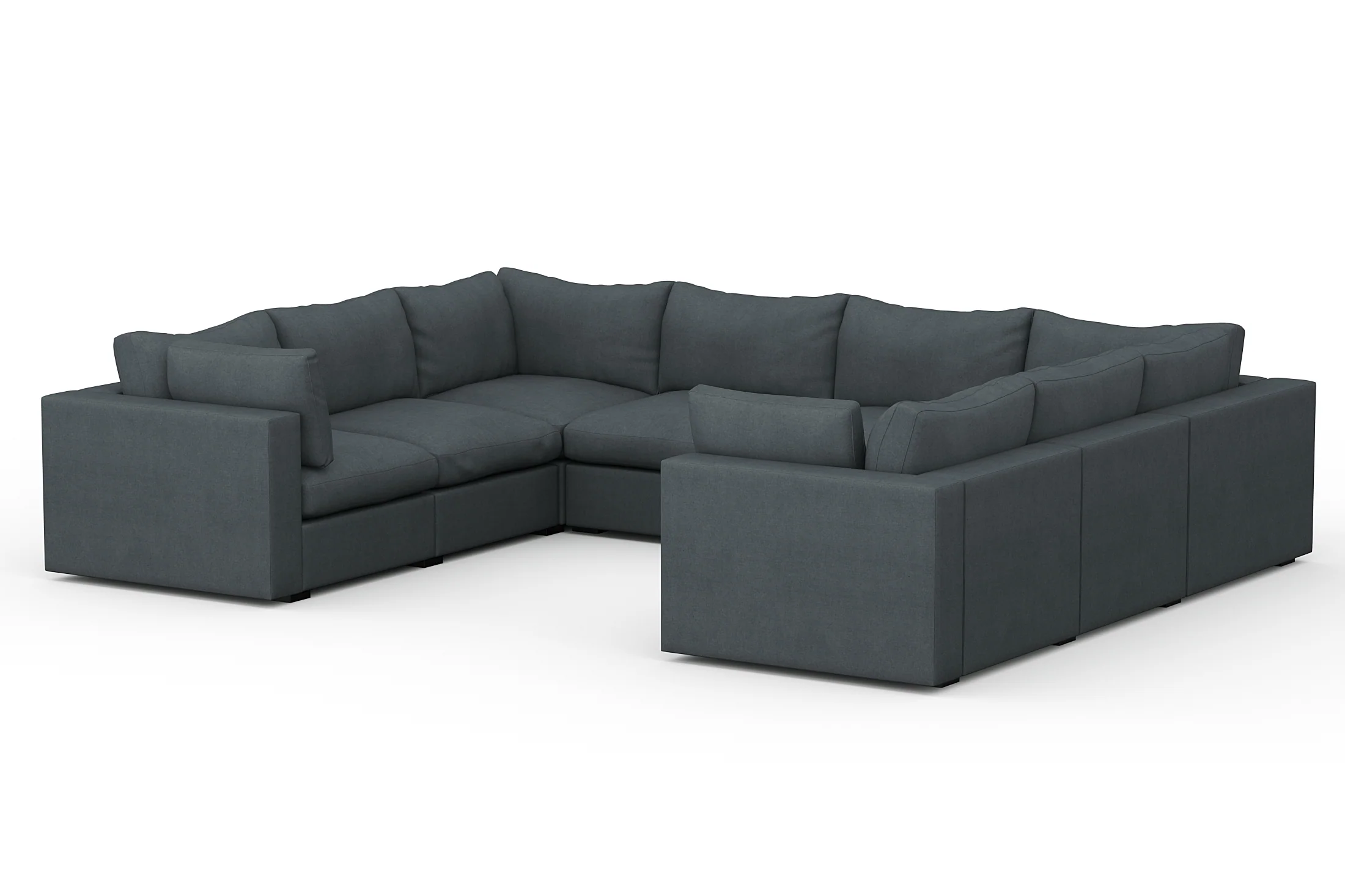 Bennet Pearl Cream 8 Seater U Shape - Image 9