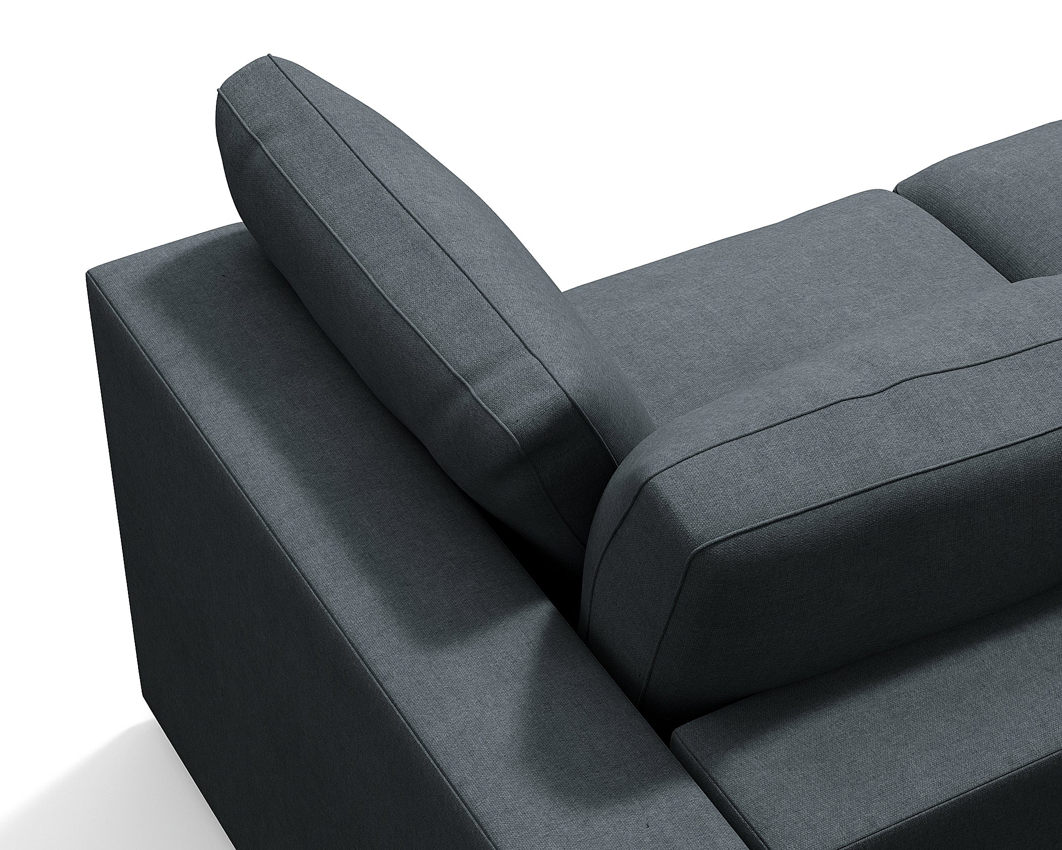 Bennet Pewter Grey 62" Sofa - Image 5