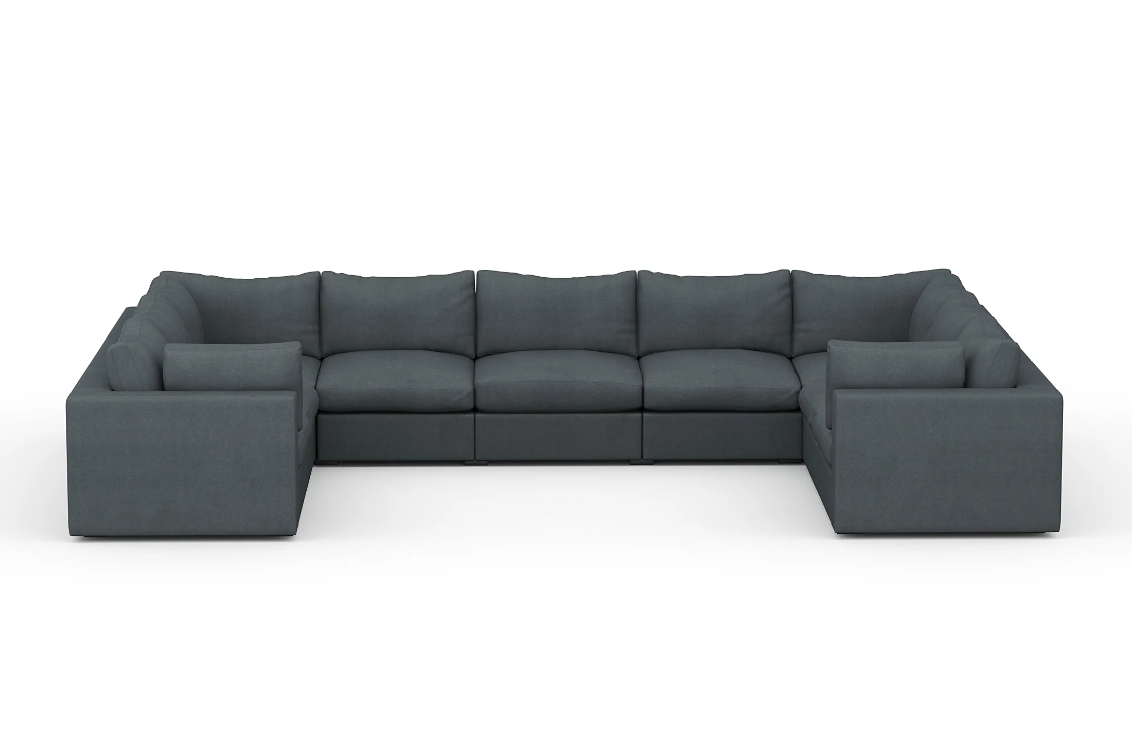Bennet Pewter Grey 9 Seater U Shape - Image 5