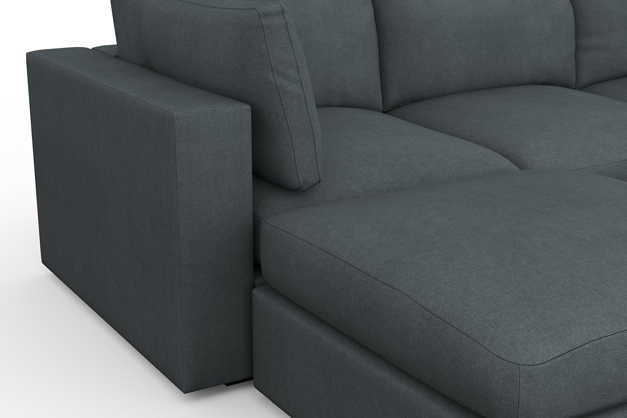 Bennet Pewter Grey 9 Seater U Shape - Image 8