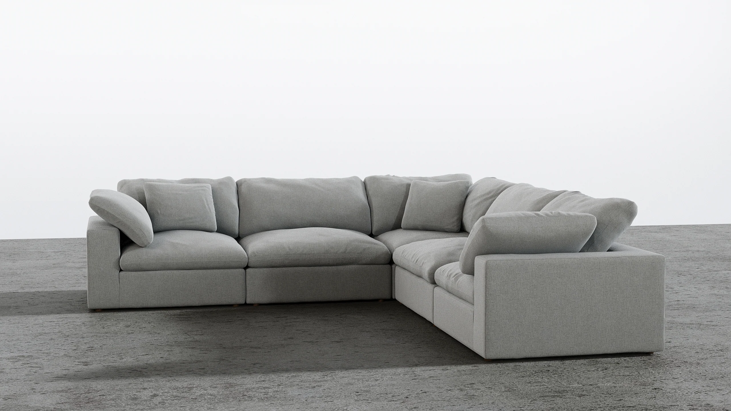 Cloud Paradise Corner Sectional 5 Seater - Image 16