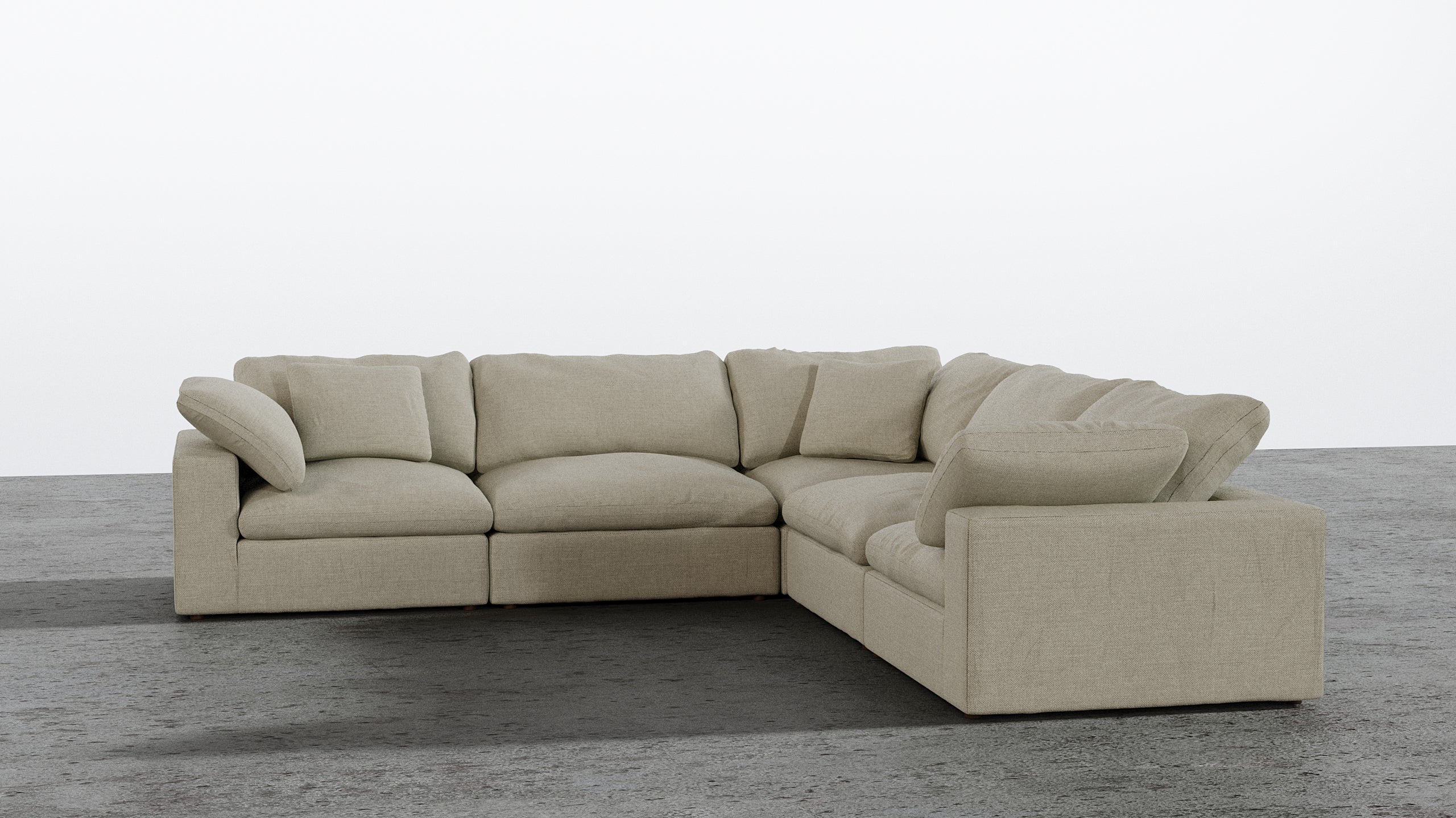 Cloud Paradise Corner Sectional 5 Seater - Image 34