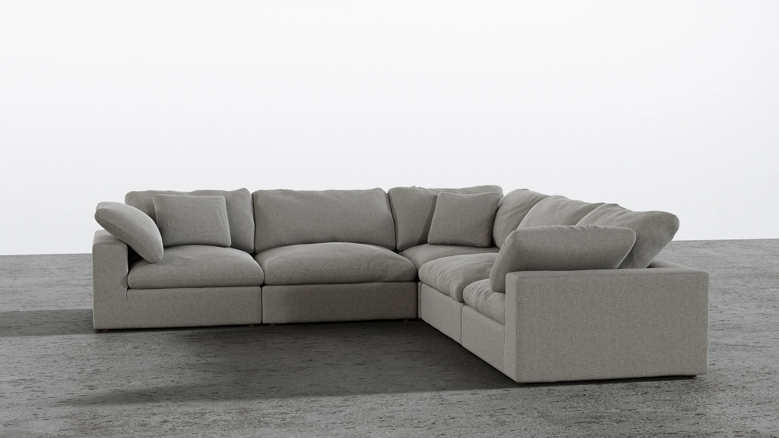 Cloud Paradise Corner Sectional 5 Seater - Image 43