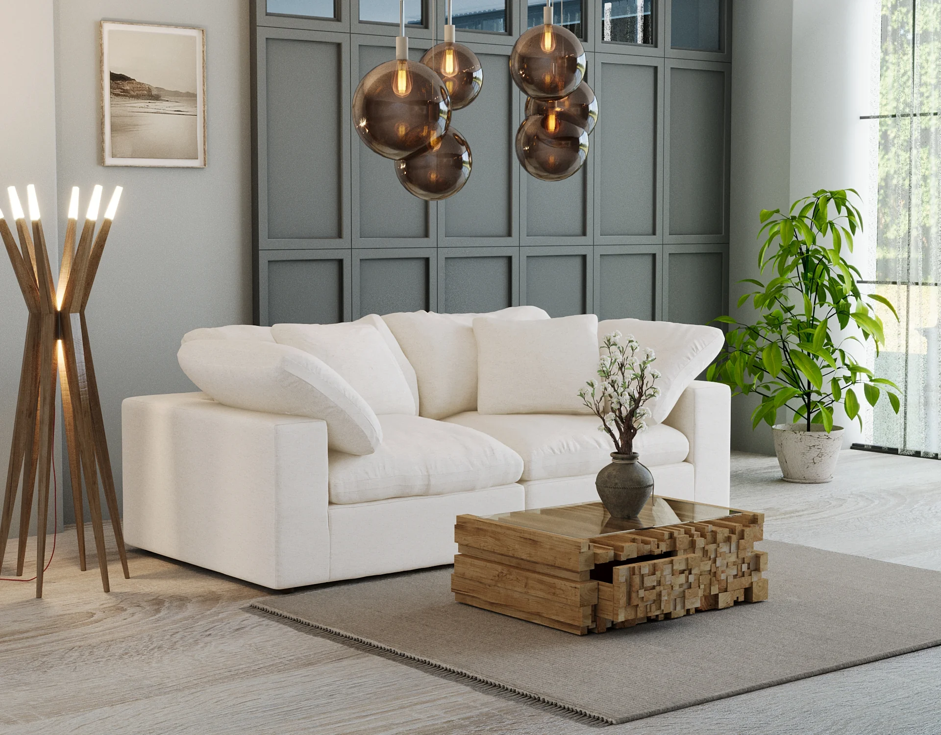 Cloud Paradise Loveseat - Image 51