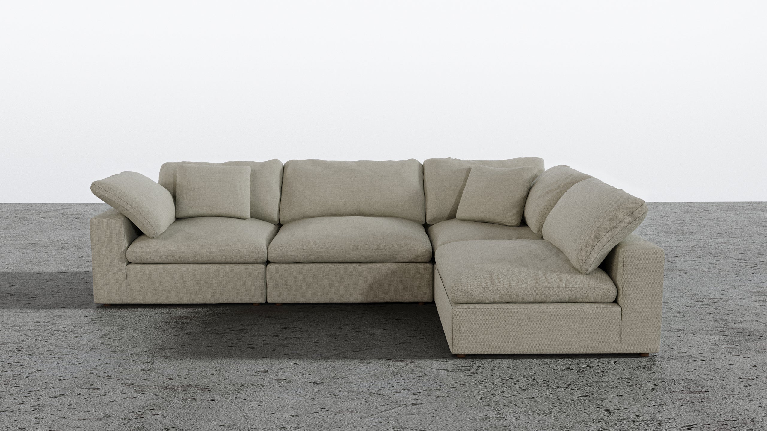 Cloud Paradise Sectional 4 Seater - Image 34