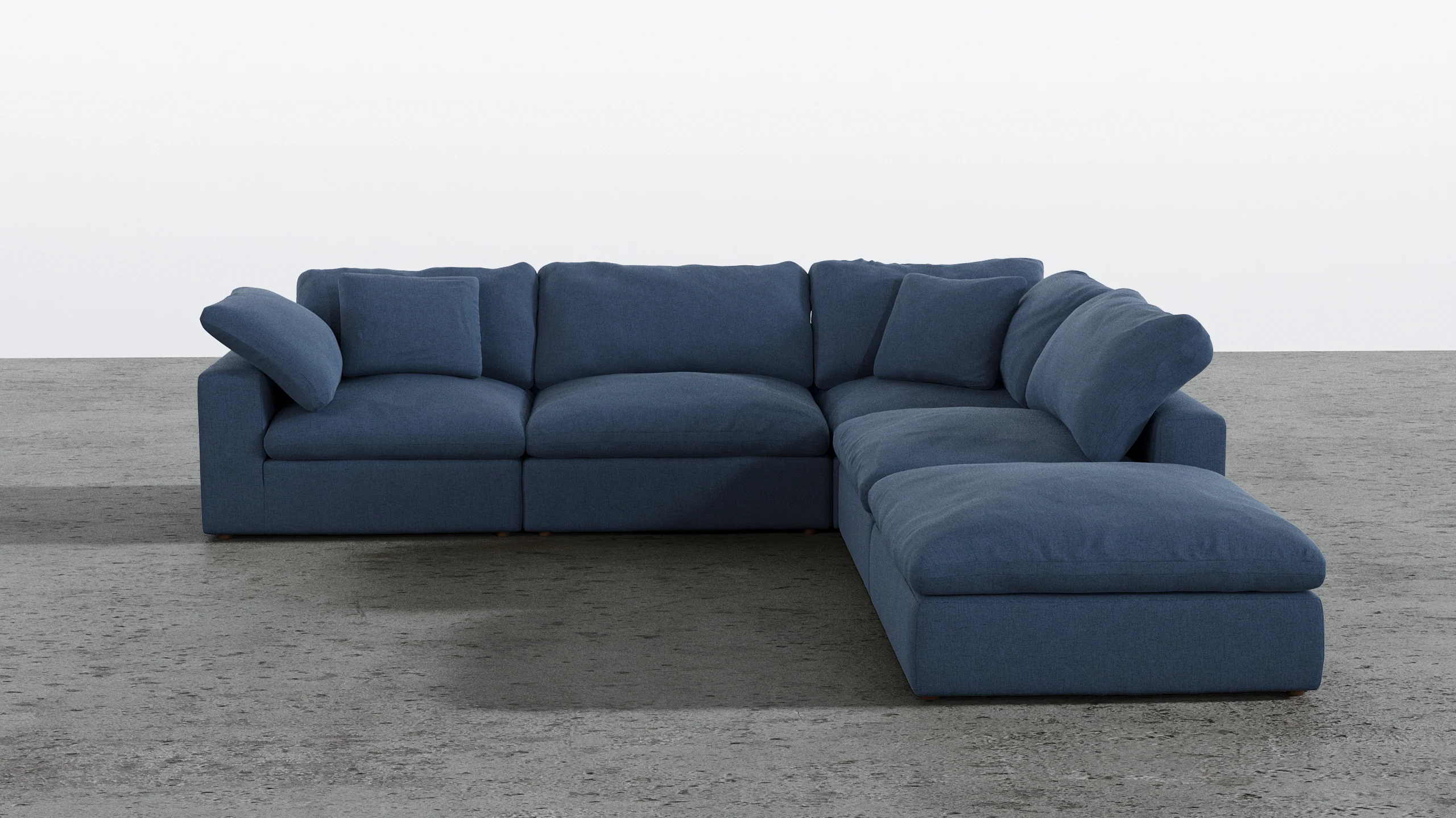Cloud Paradise Sectional 4 Seater With Ottoman - Image 7