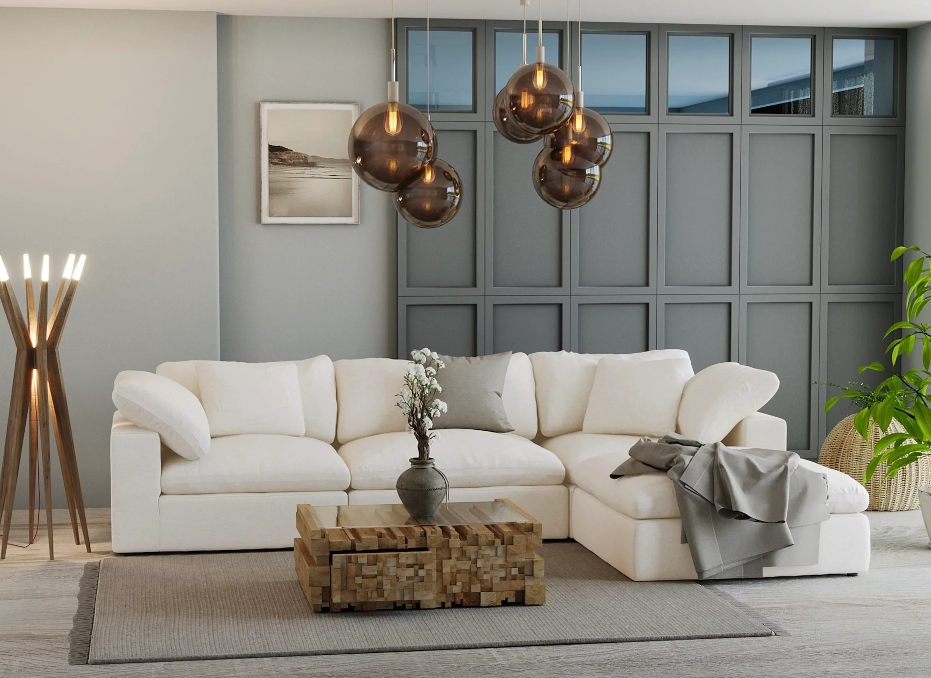 Cloud Paradise Sectional - Image 50