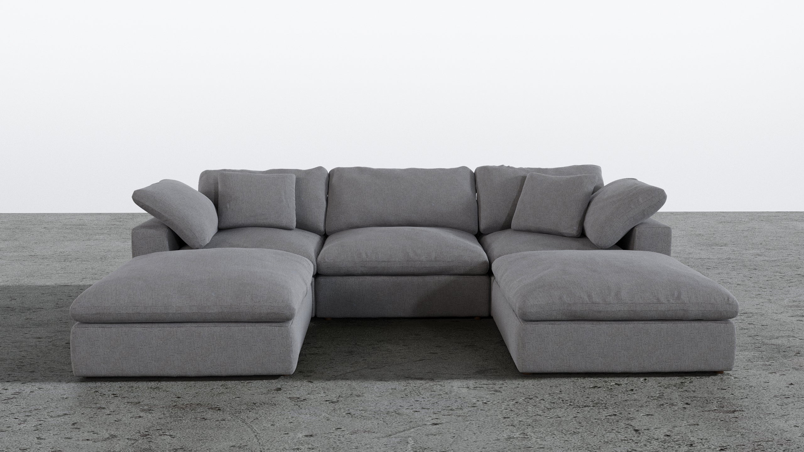 Cloud Paradise Sofa Double Ottoman - Image 14