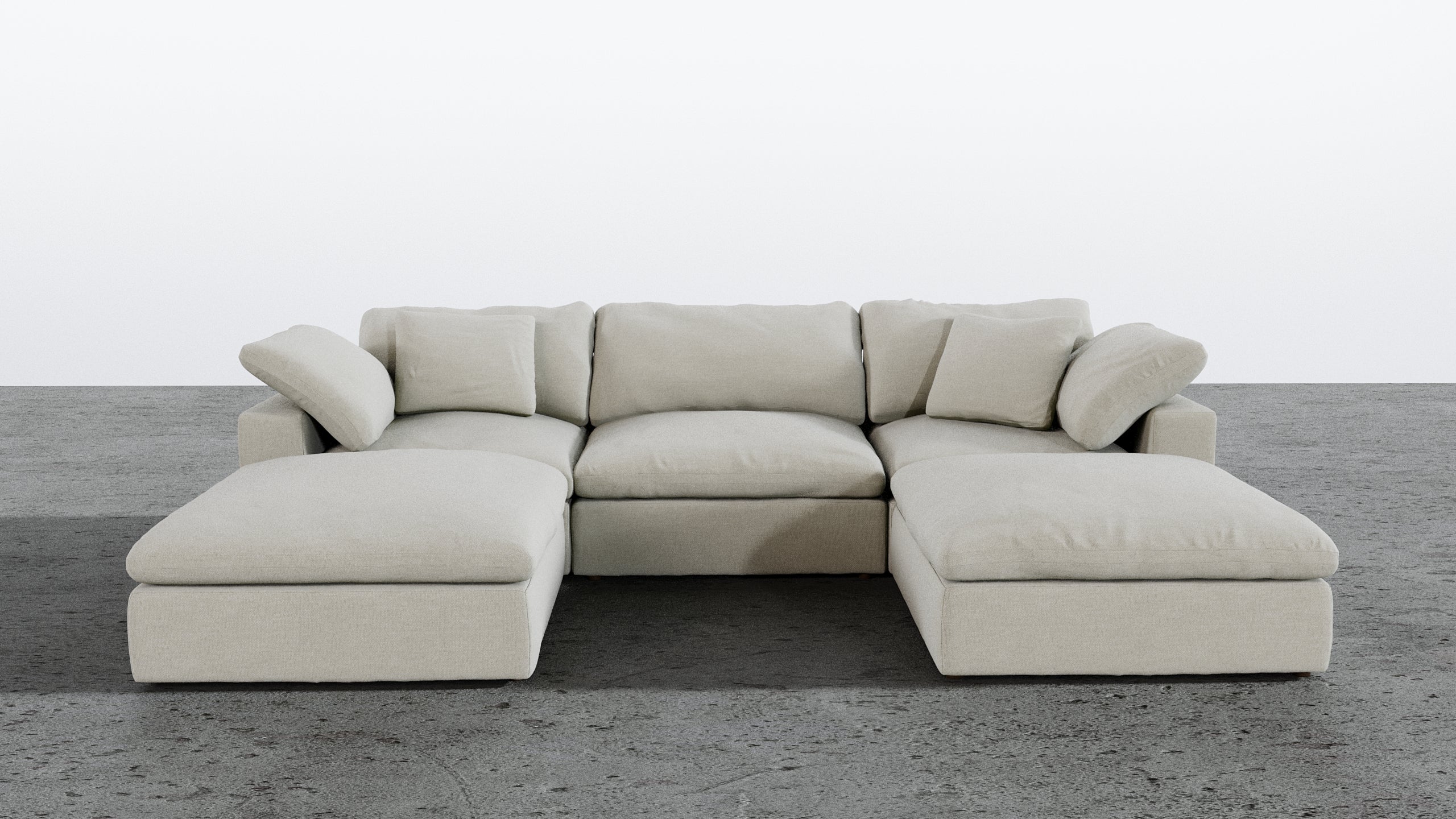 Cloud Paradise Sofa Double Ottoman - Image 20