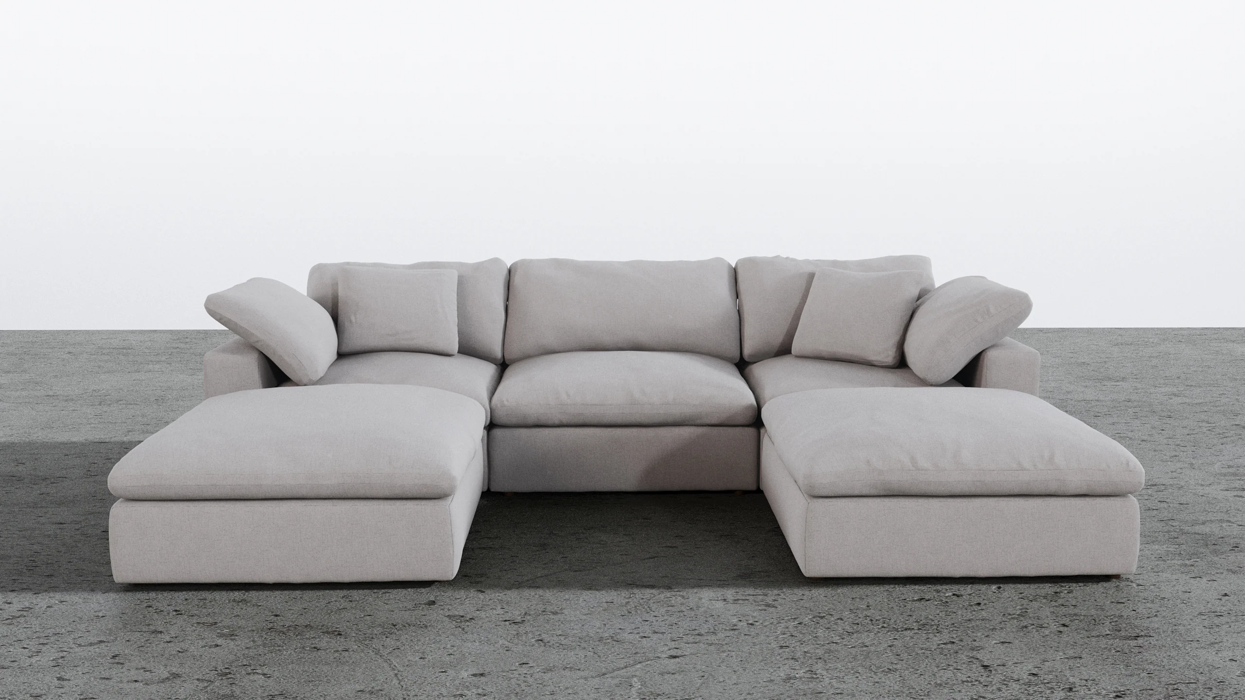 Cloud Paradise Sofa Double Ottoman - Image 23