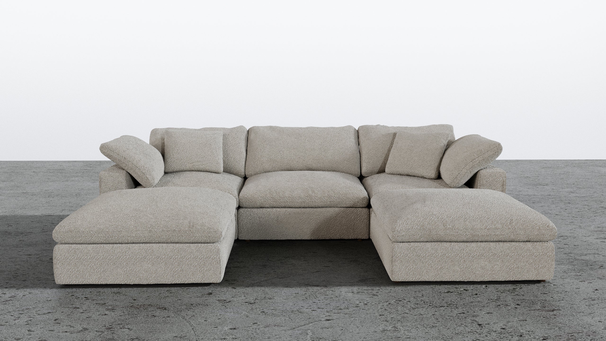 Cloud Paradise Sofa Double Ottoman - Image 29