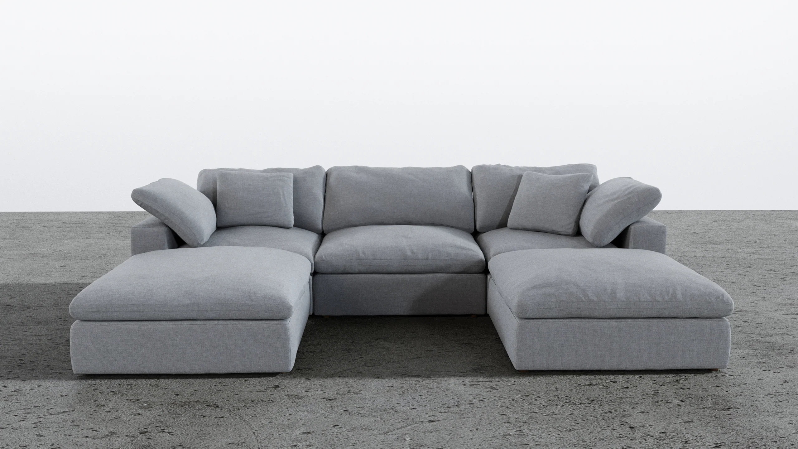 Cloud Paradise Sofa Double Ottoman - Image 32