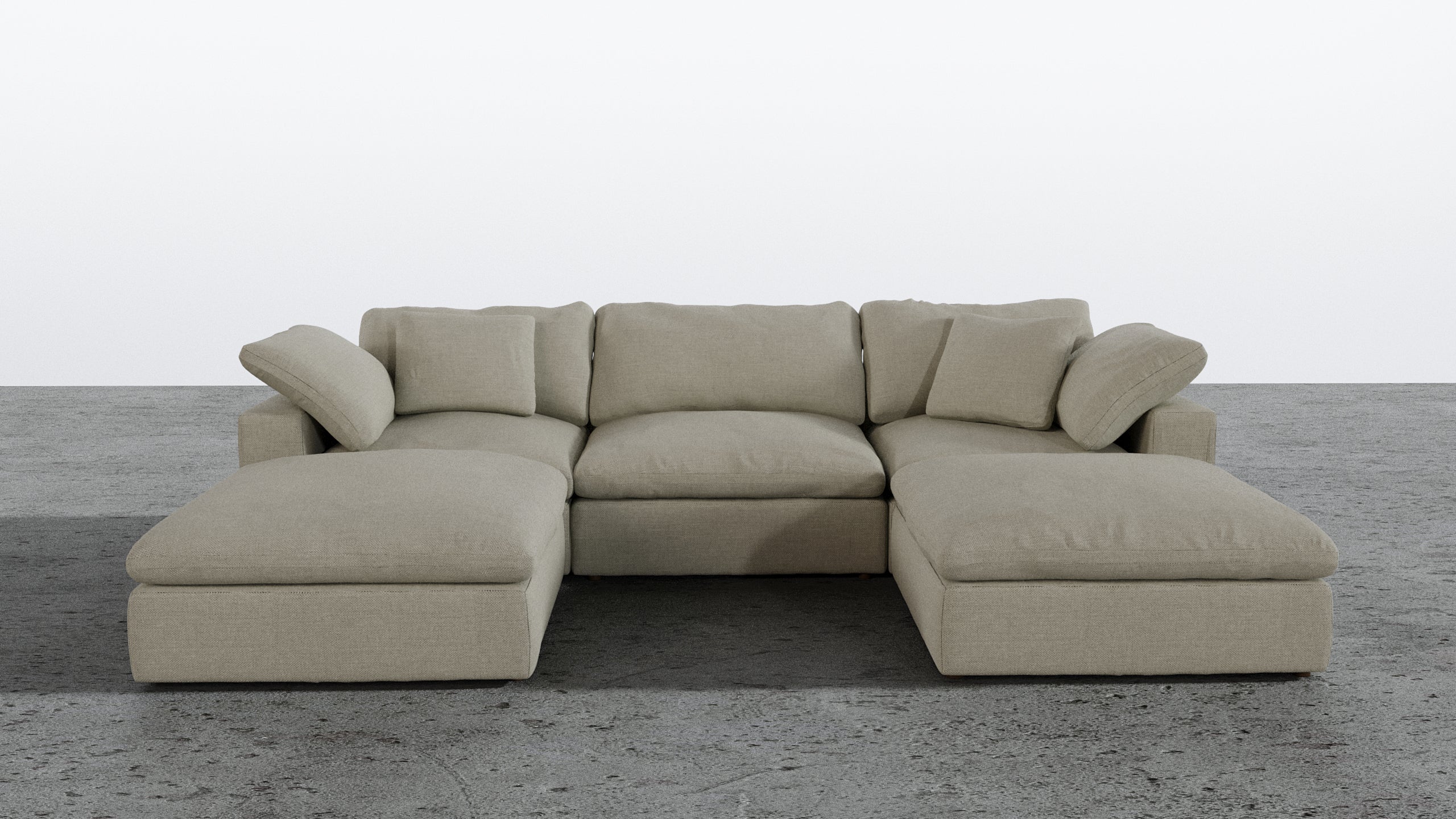 Cloud Paradise Sofa Double Ottoman - Image 35
