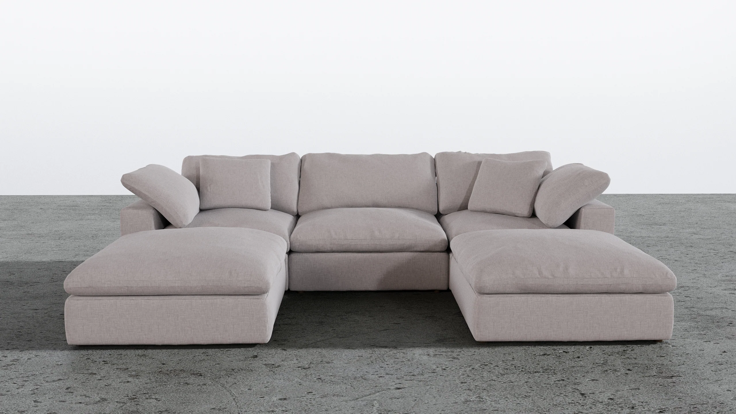 Cloud Paradise Sofa Double Ottoman - Image 41