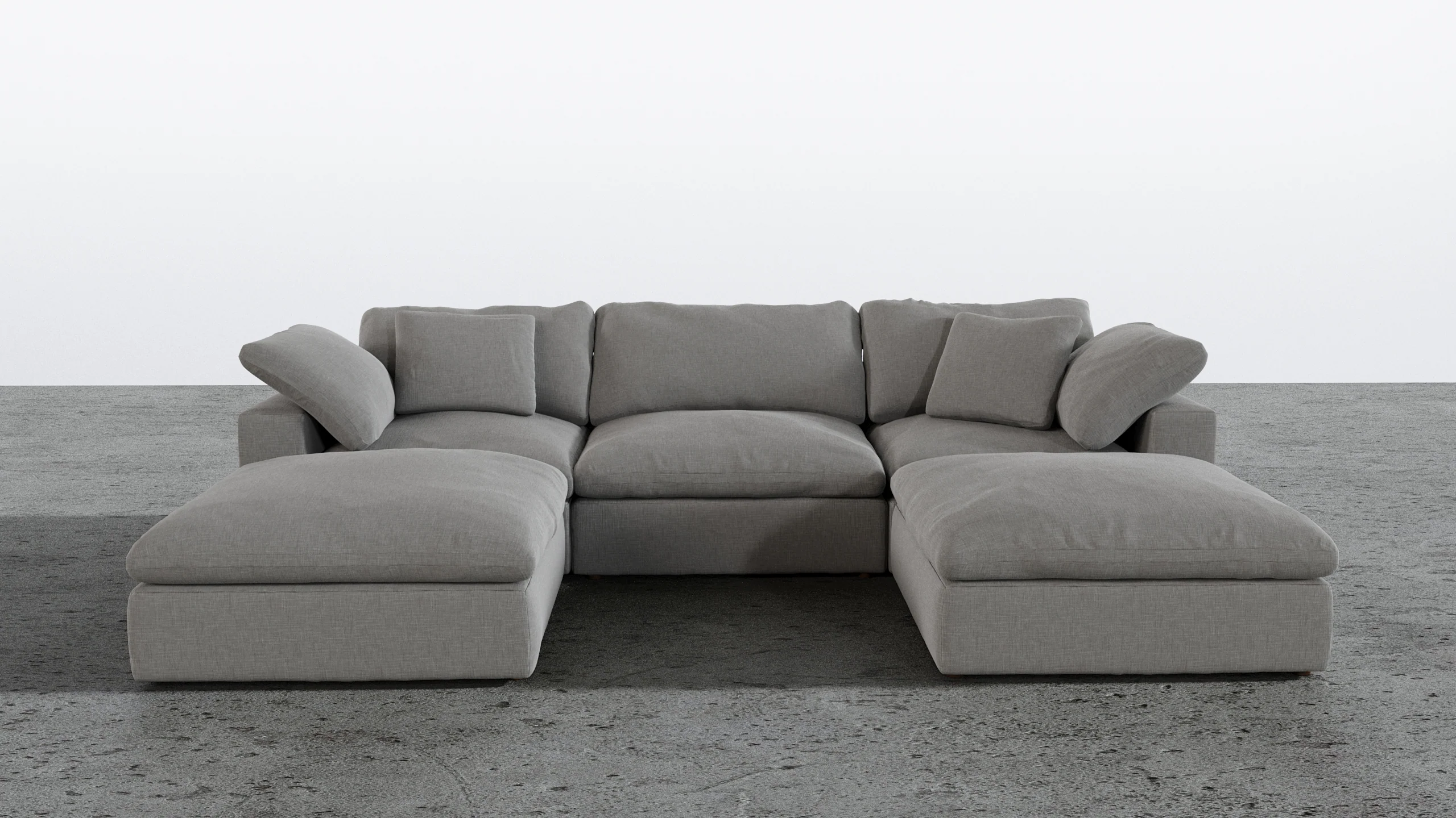 Cloud Paradise Sofa Double Ottoman - Image 44