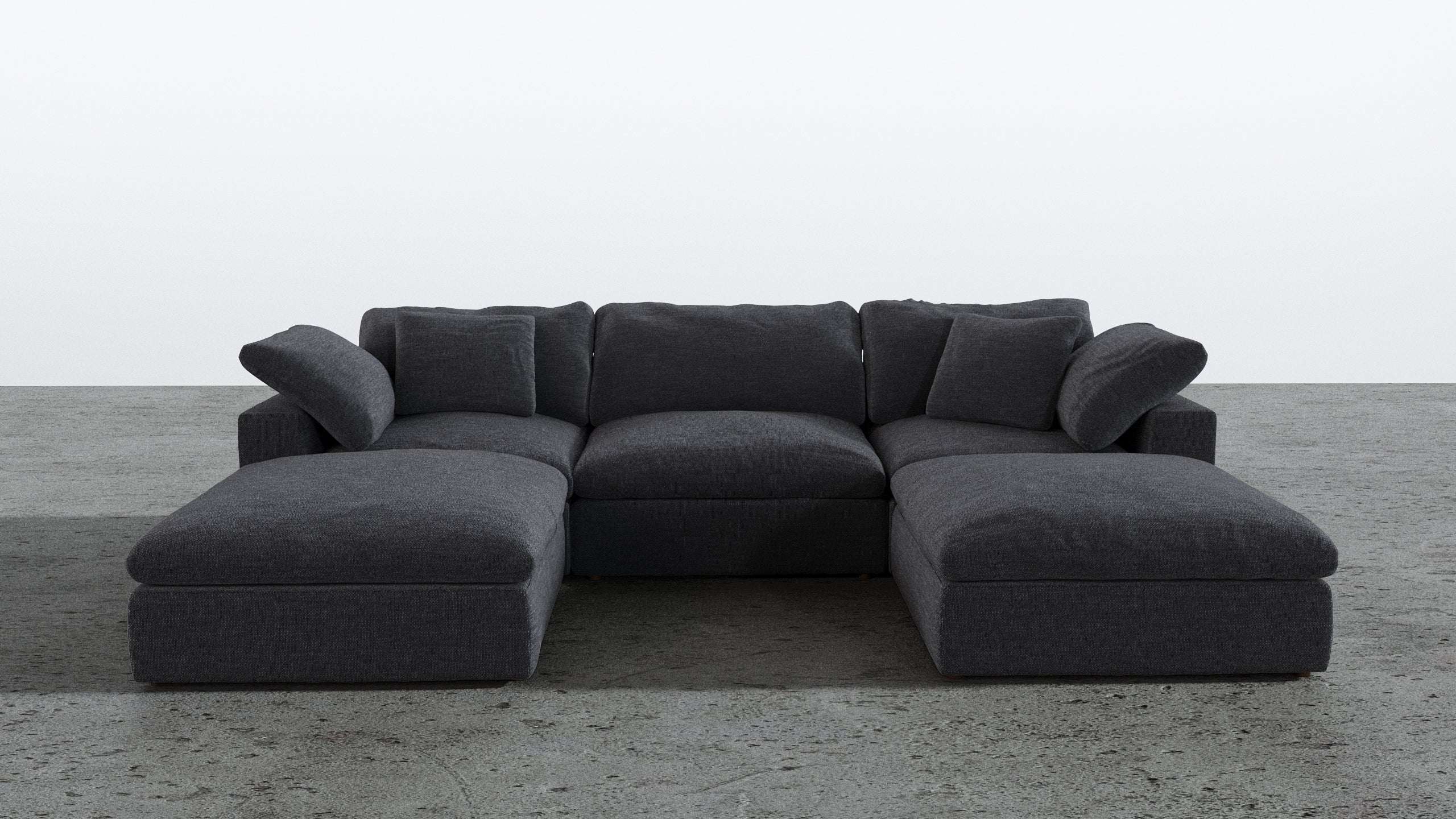 Cloud Paradise Sofa Double Ottoman - Image 8