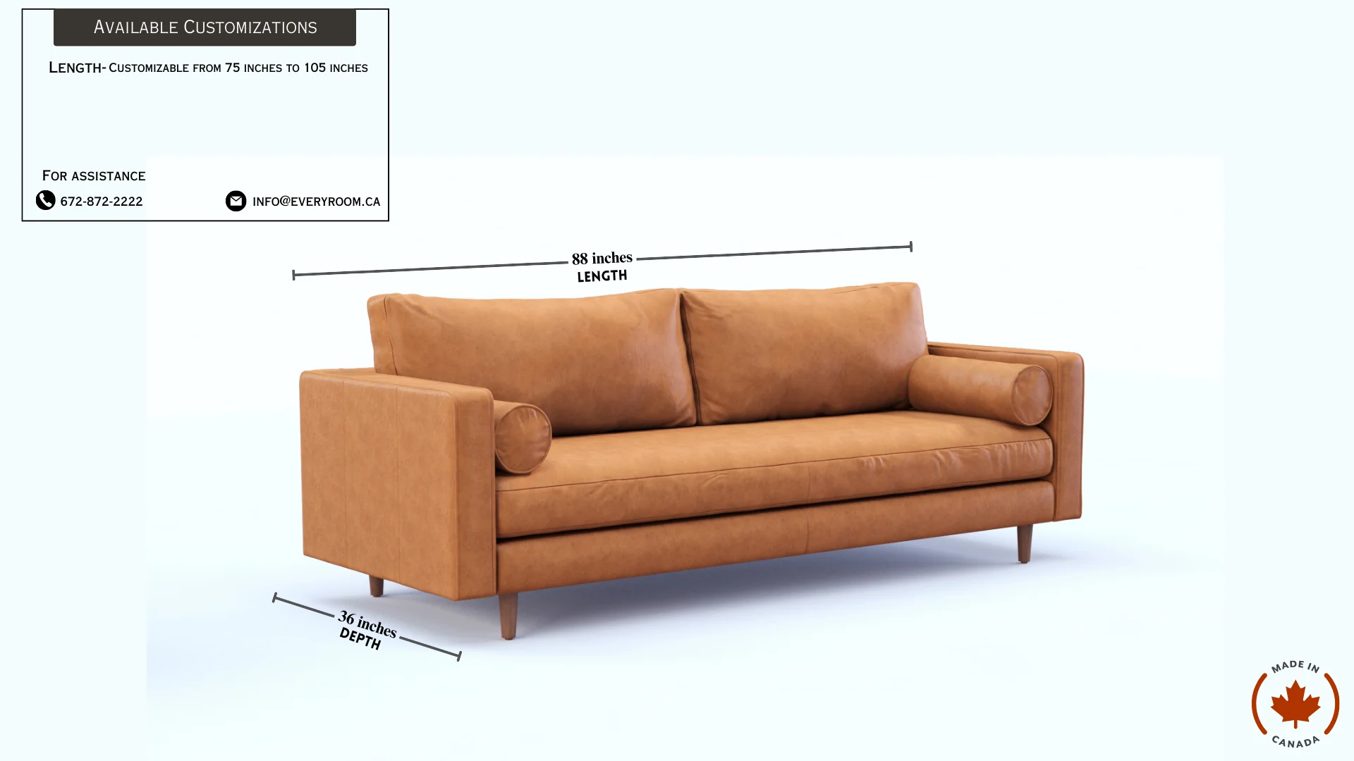 Dawson Classic Long Cushion Loveseat - Image 4