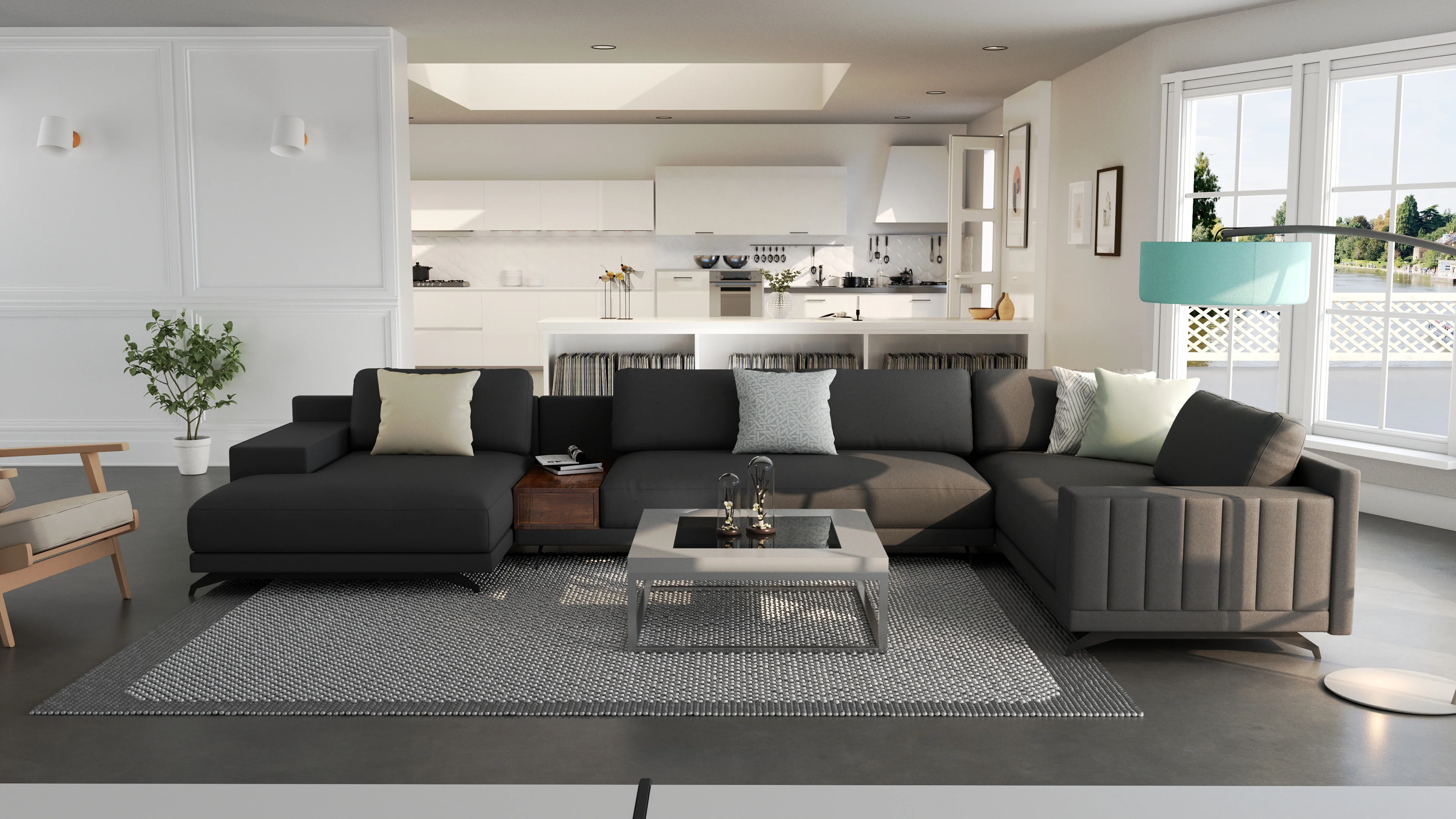 Elite Comfort Grand Sectional - Image 93