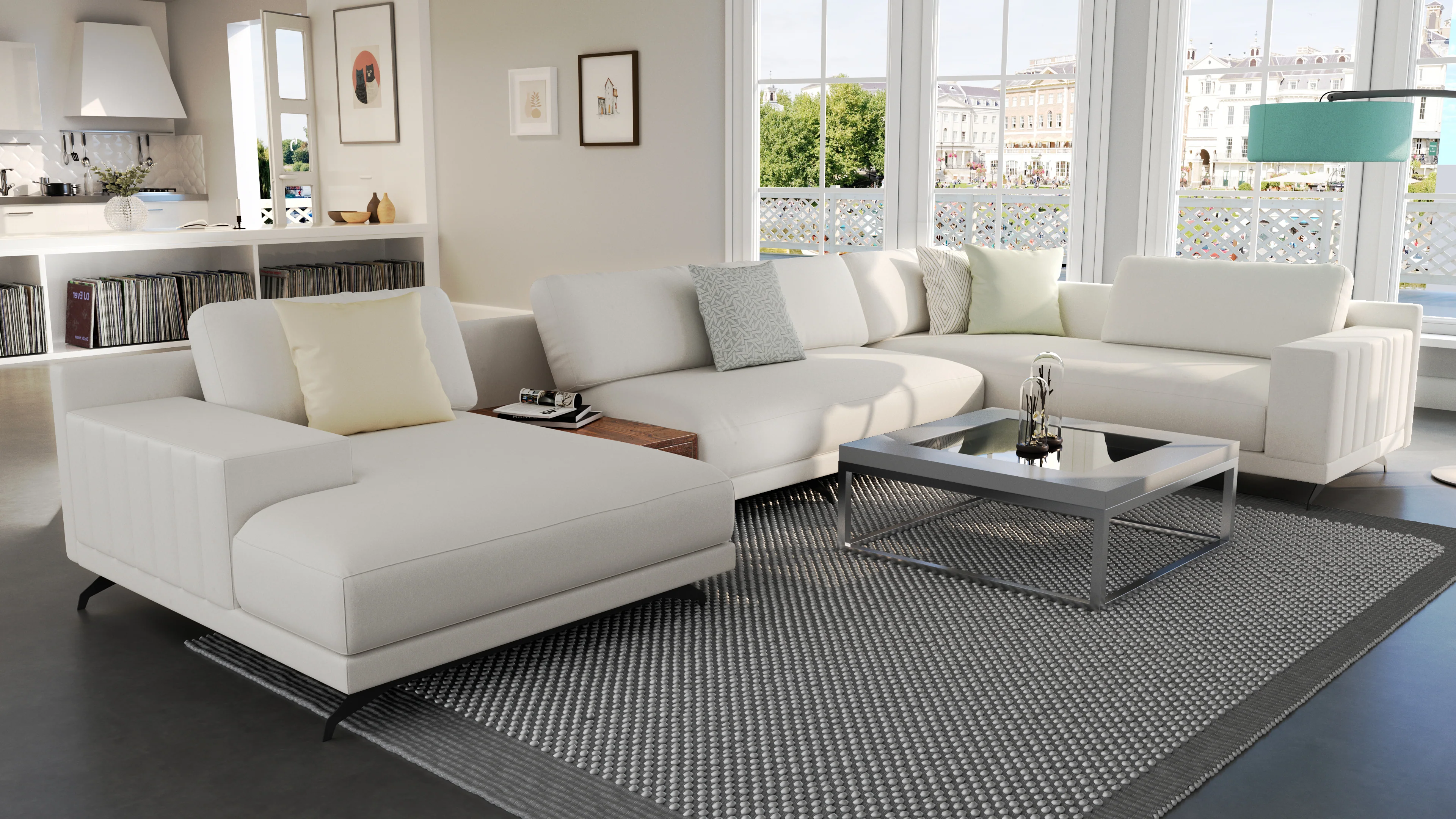 Elite Comfort Grand Sectional - Image 95