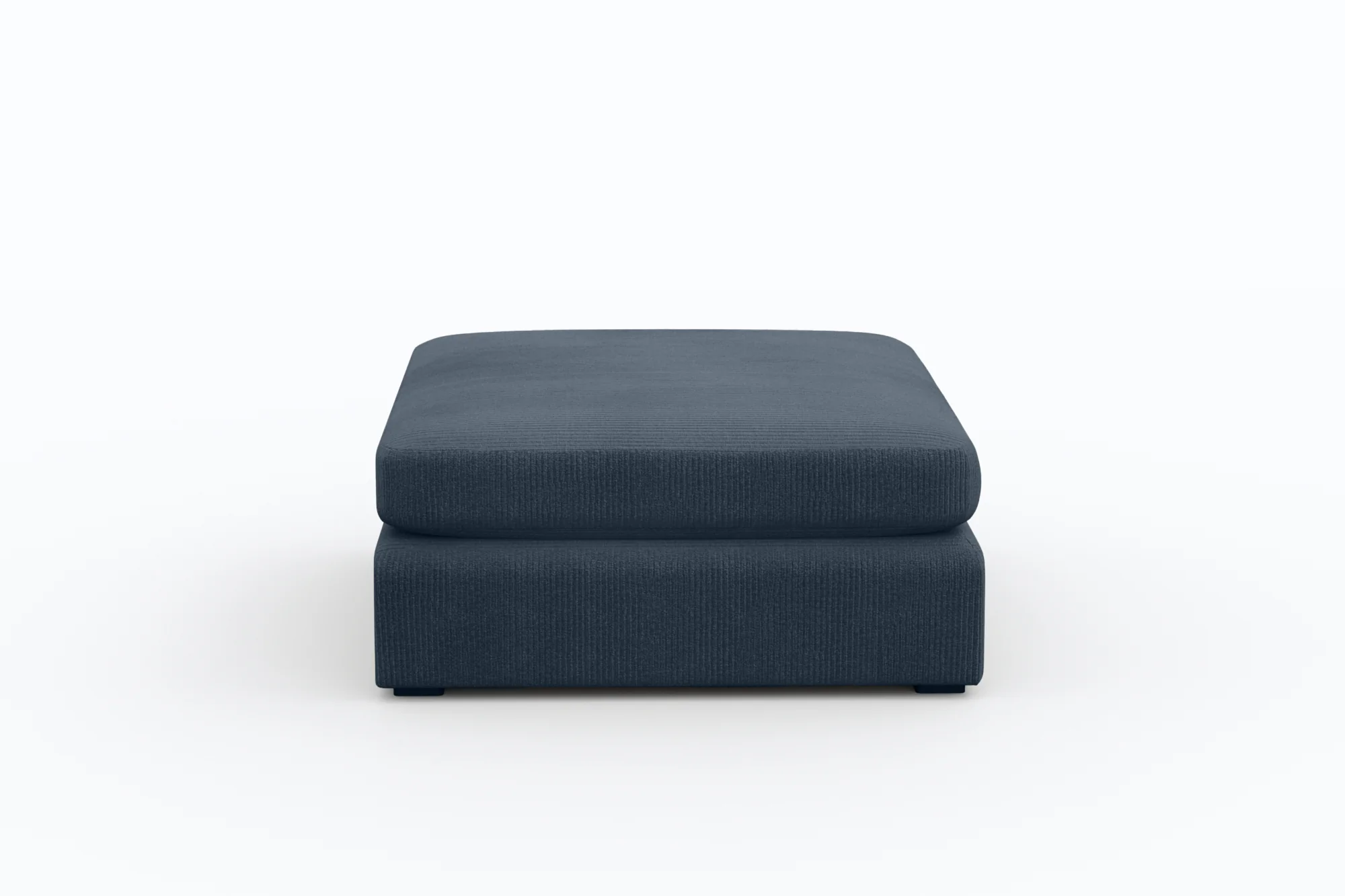 Juniper Green Corduroy Grey Ottoman - Image 4