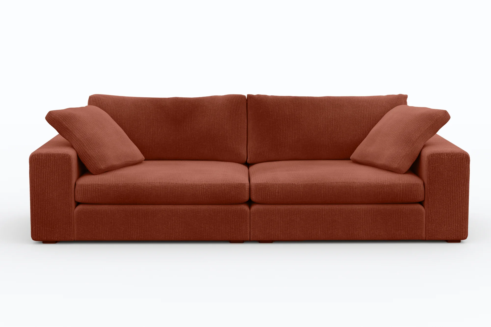 Juniper Green Corduroy Loveseat - Image 6