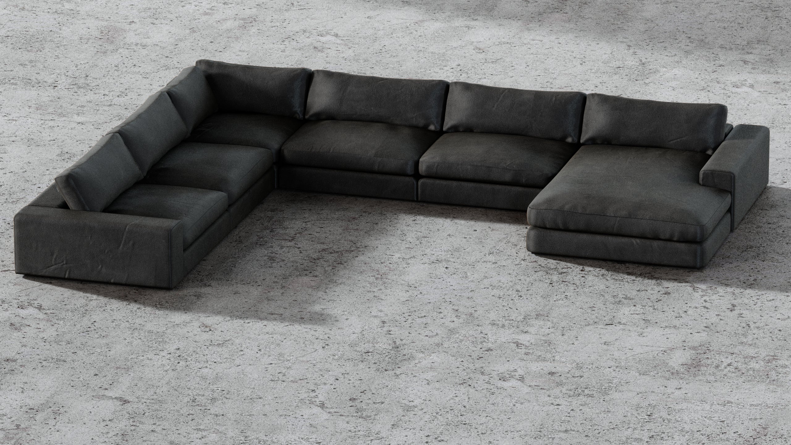 MGR 5 Seat + Chaise Corner Sectional - Image 11