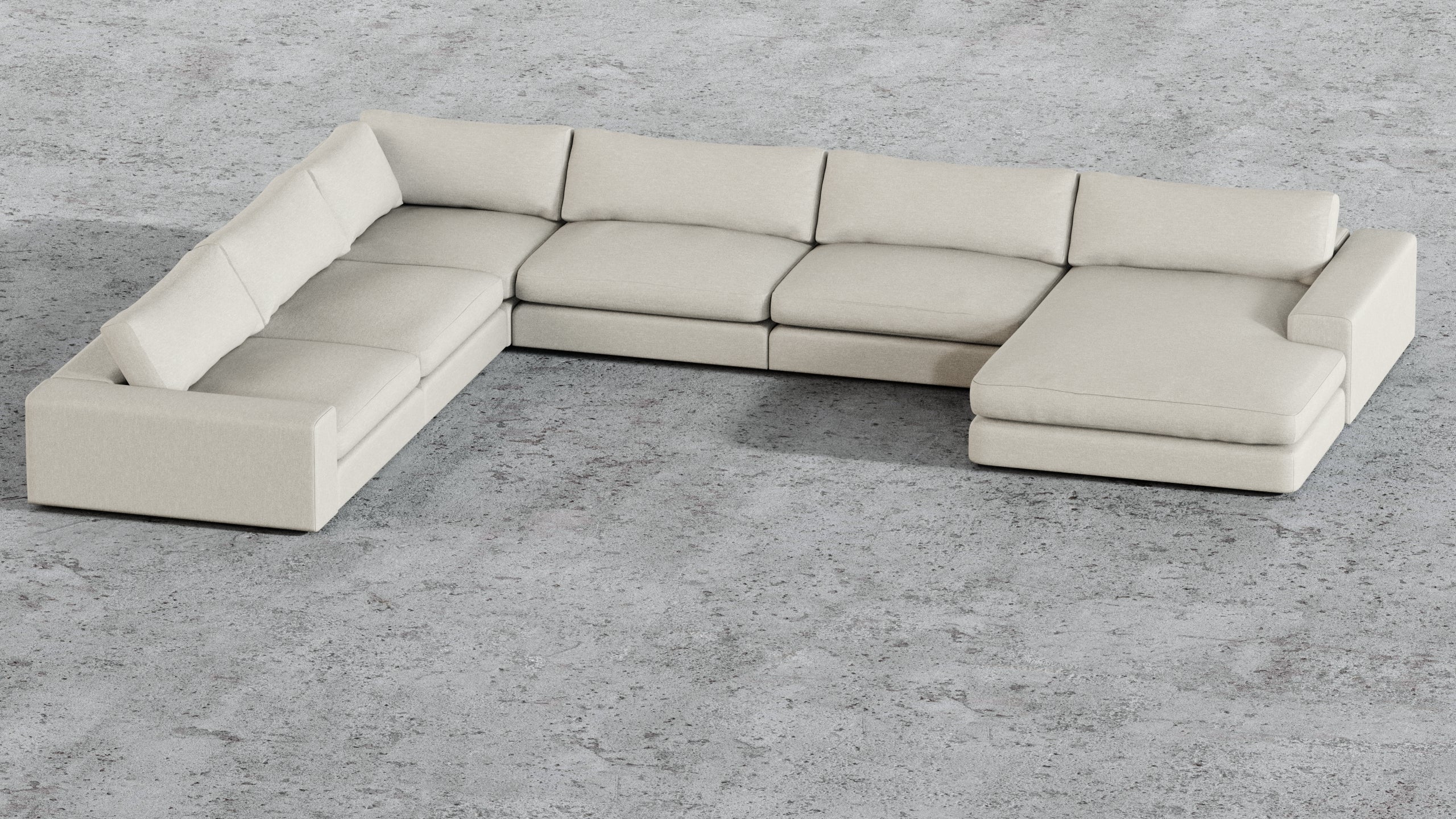 MGR 5 Seat + Chaise Corner Sectional - Image 10