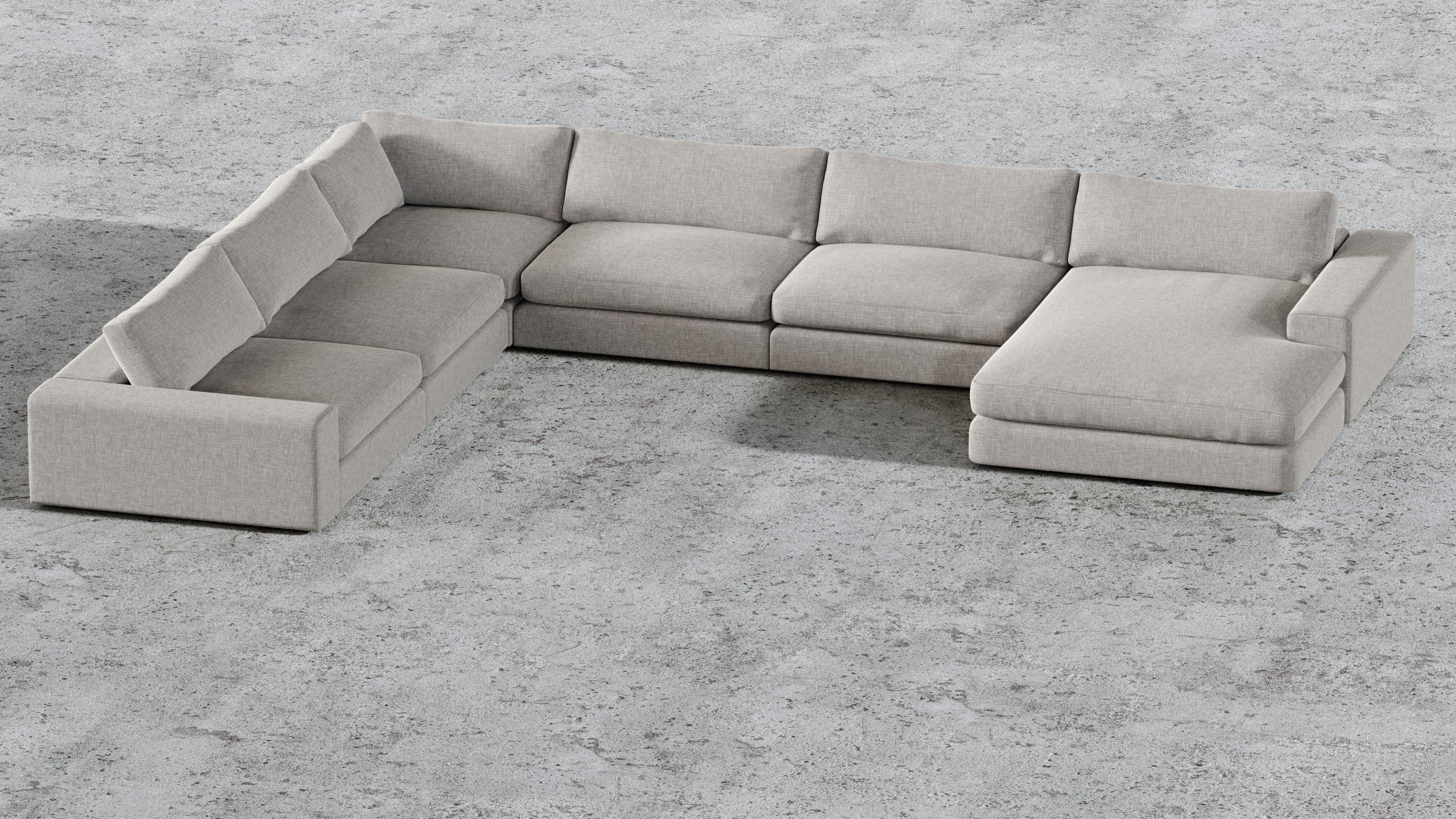 MGR 5 Seat + Chaise Corner Sectional - Image 106