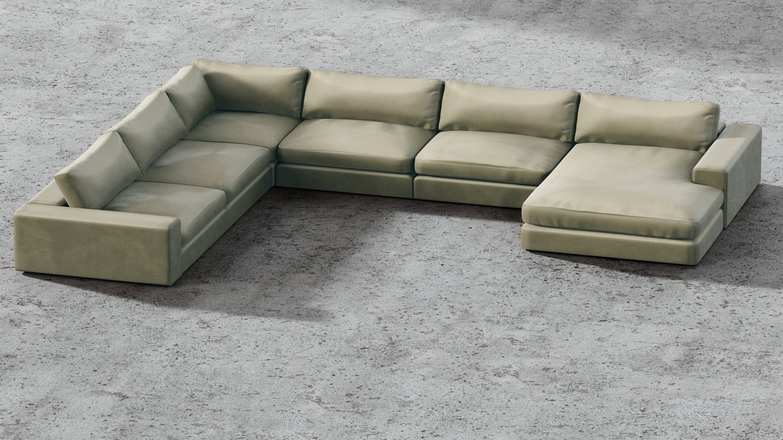 MGR 5 Seat + Chaise Corner Sectional - Image 18