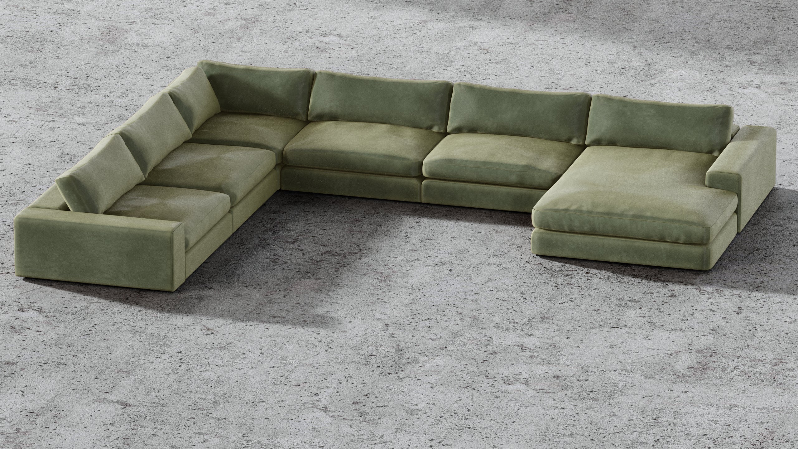 MGR 5 Seat + Chaise Corner Sectional - Image 3