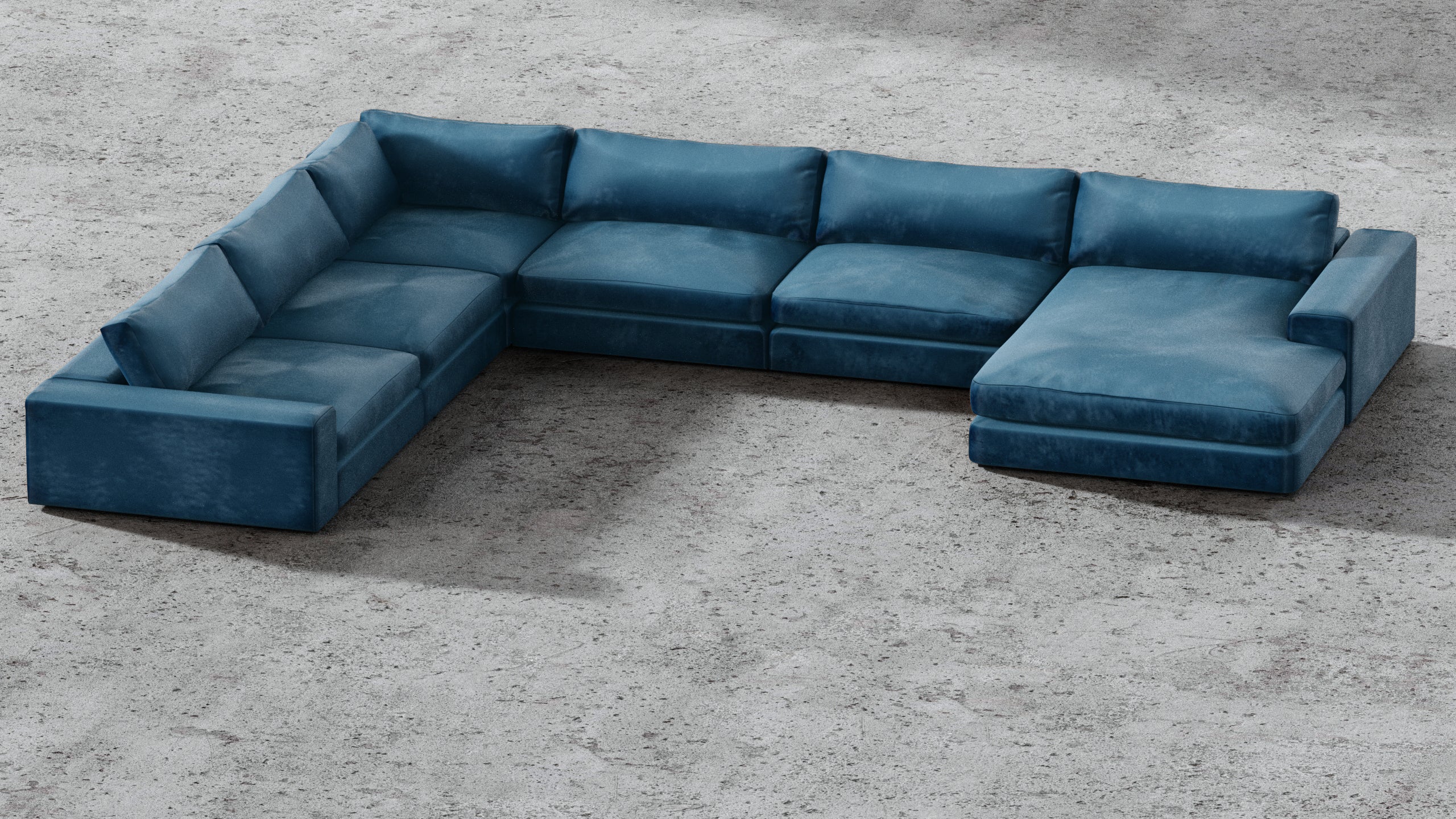 MGR 5 Seat + Chaise Corner Sectional - Image 33