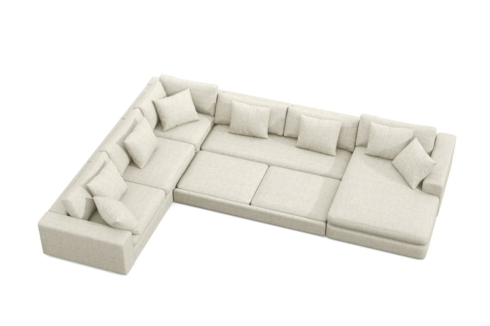 MGR 5 Seat + Chaise Corner Sectional - Image 51
