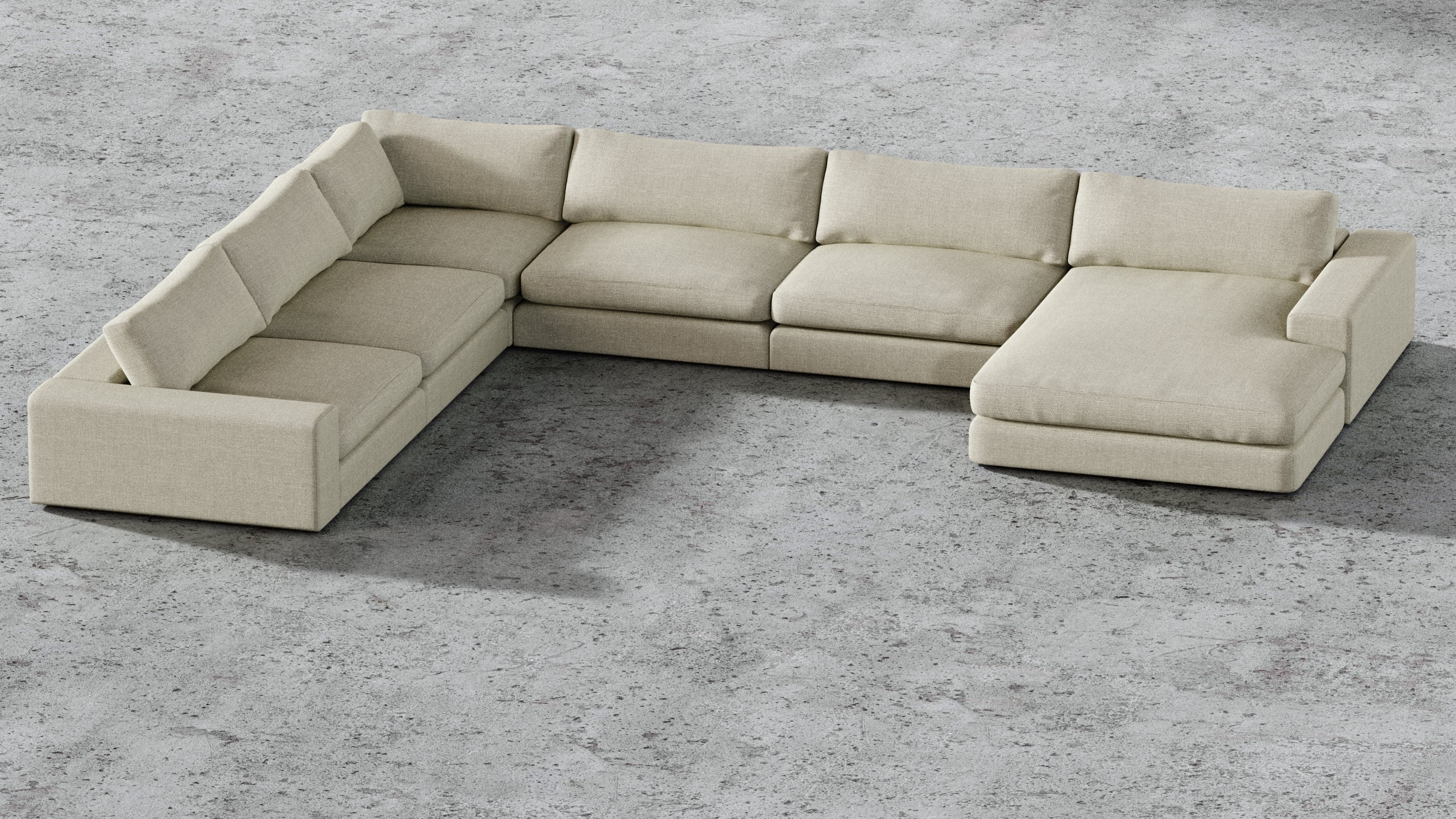 MGR 5 Seat + Chaise Corner Sectional - Image 3