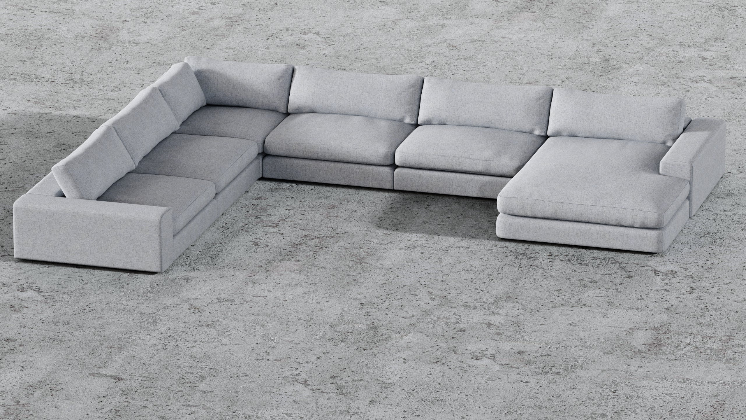 MGR 5 Seat + Chaise Corner Sectional - Image 49