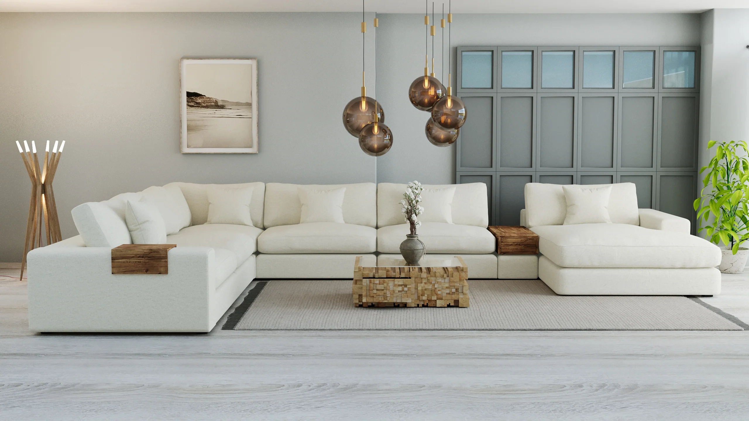MGR 5 Seat + Chaise Corner Sectional - Image 58