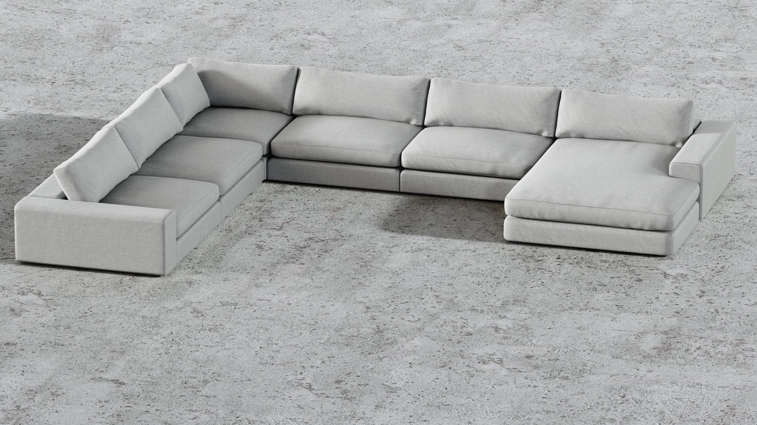 MGR 5 Seat + Chaise Corner Sectional - Image 83